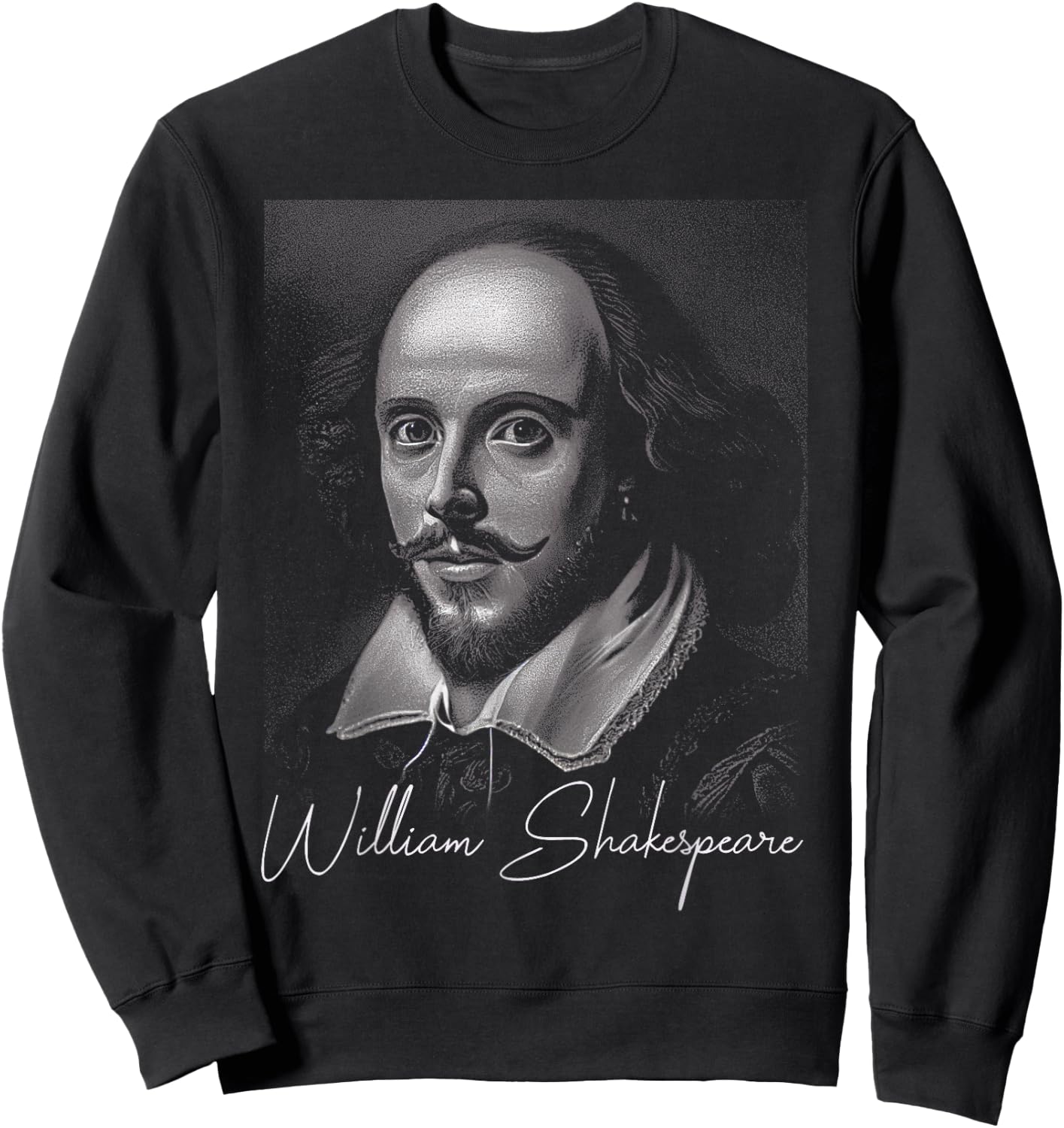 Classic William Shakespeare Sweatshirt - Sweatshirt | Black