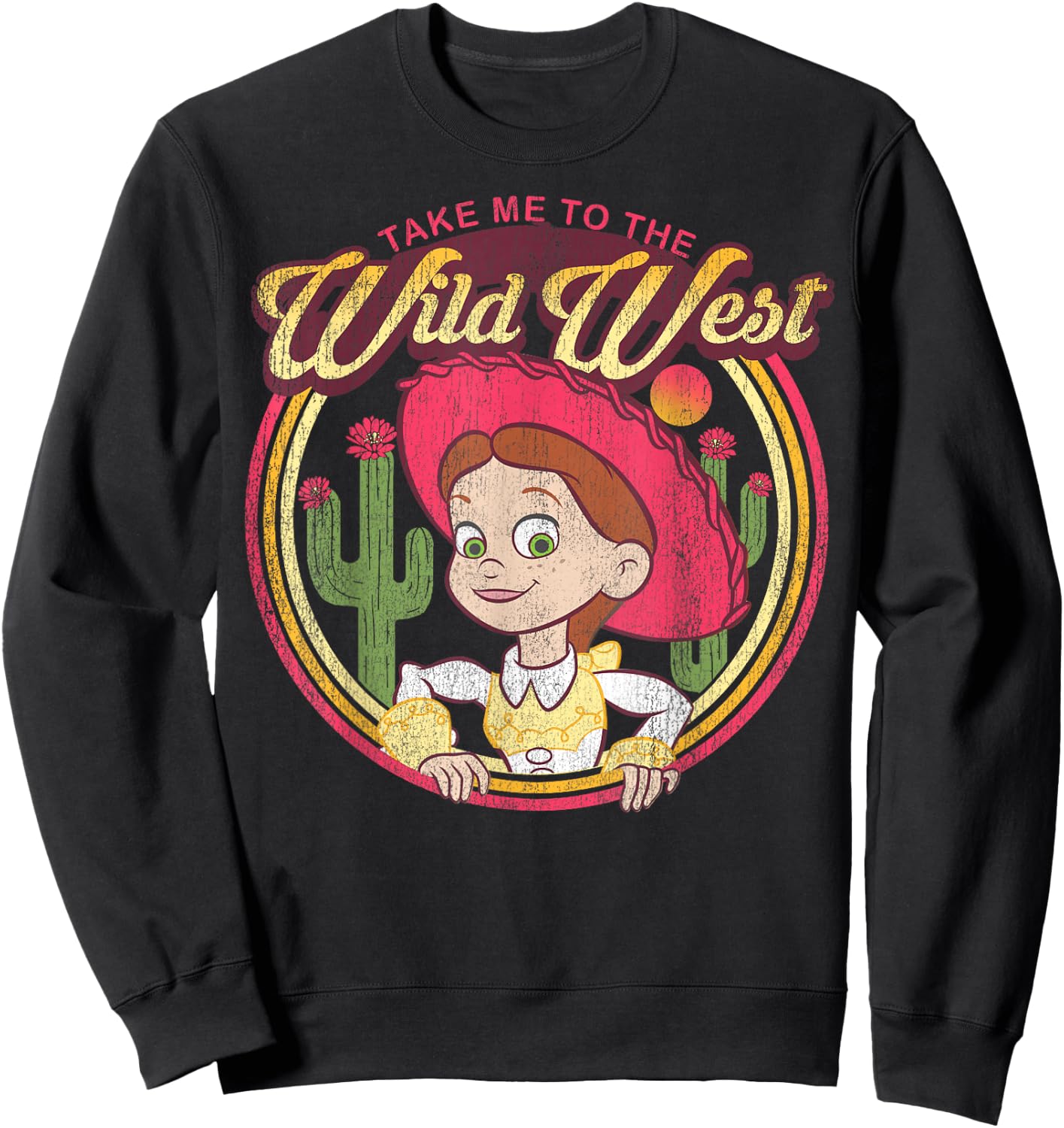 Disney Pixar Toy Story Jessie Take Me To The Wild West Sweatshirt - Sweatshirt | Black