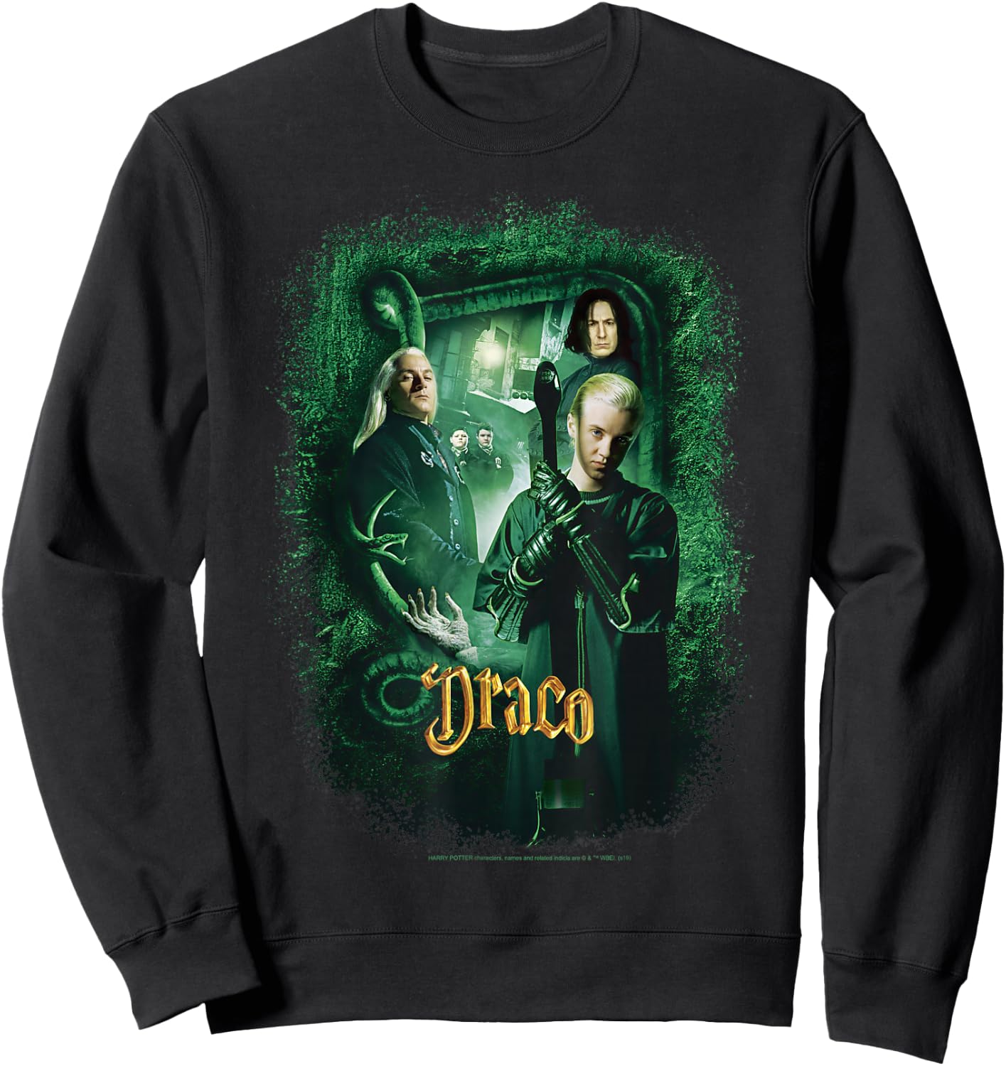 Harry Potter And The Chamber Of Secrets Draco Portrait Sweatshirt - Sweatshirt | Black