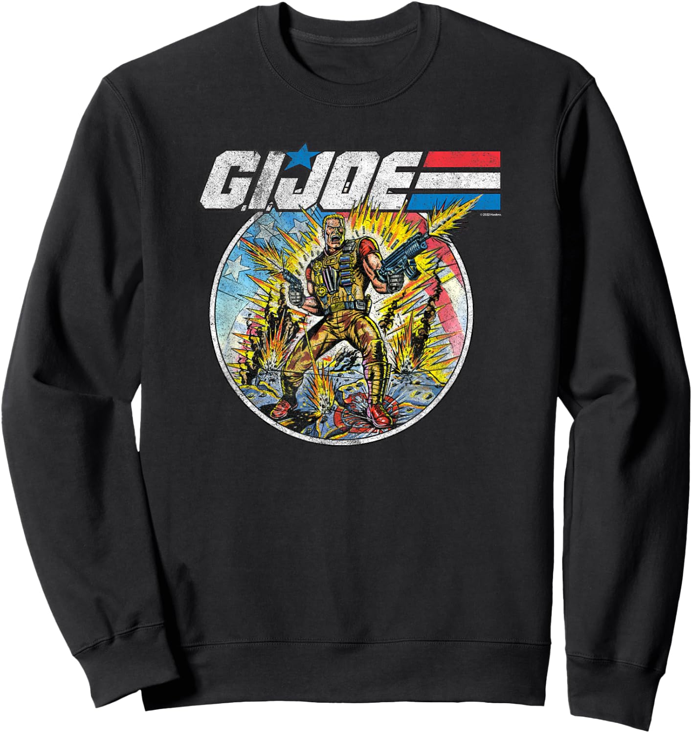 G.I. Joe A Real American Hero Vintage War Portrait Sweatshirt - Sweatshirt | Black