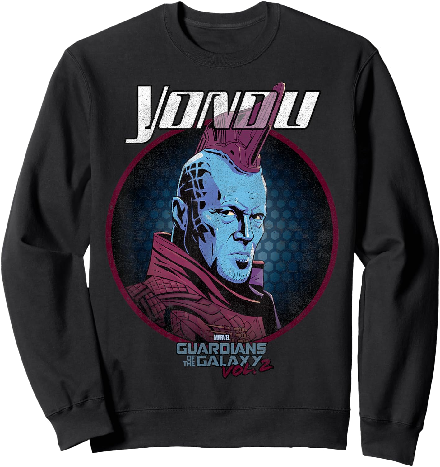 Marvel Guardians of the Galaxy Vol 2 Yondu Rock Vintage Sweatshirt - Sweatshirt | Black