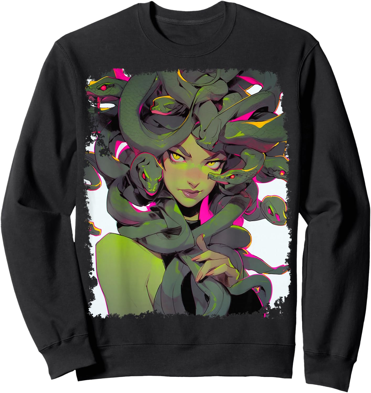 Cute Medusa Anime Sweatshirt - Sweatshirt | Black