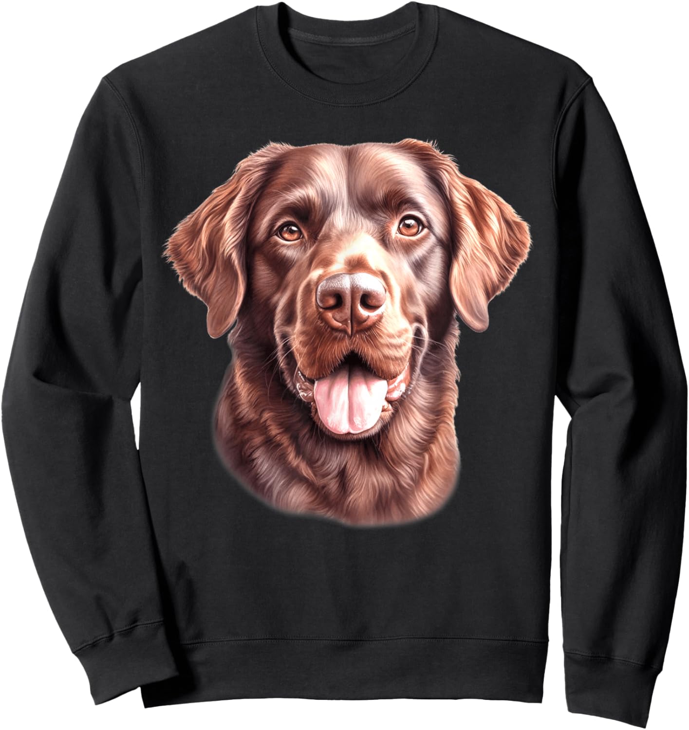 Chesapeake Bay Retriever Dog Portrait Sweatshirt - Sweatshirt | Black