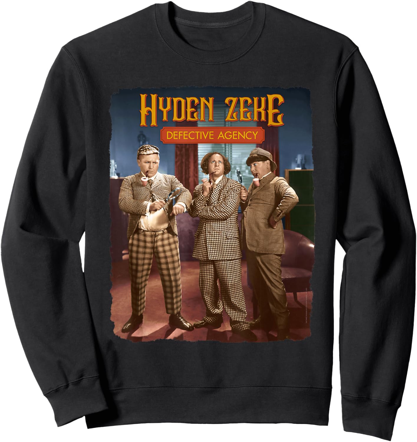 The Three Stooges - Hyden Zeke Defective Detectives Sweatshirt - Sweatshirt | Black