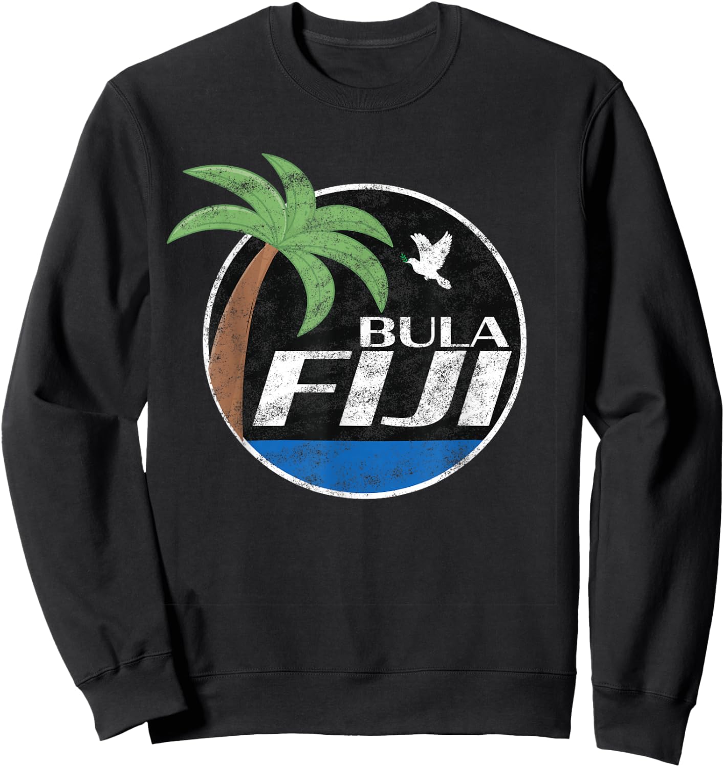 Tourist and Native Fiji Bula Sweatshirt - Sweatshirt | Black