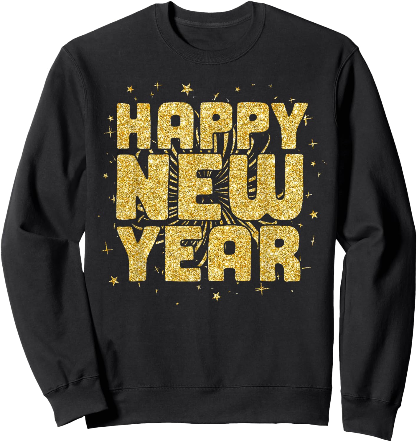Happy New Year 2026 New Years Eve Party Countdown Fireworks Sweatshirt - Sweatshirt | Black