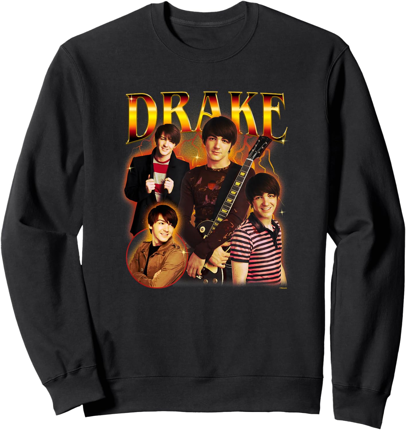 Drake and Josh Multiple Poses Drake Parker Vintage Poster Sweatshirt - Sweatshirt | Black