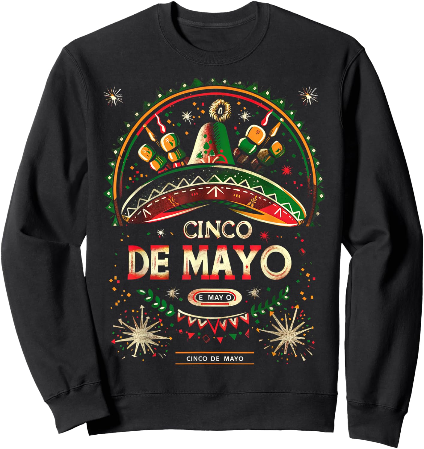 Cinco De Mayo 2024 Sweatshirt - Sweatshirt | Black