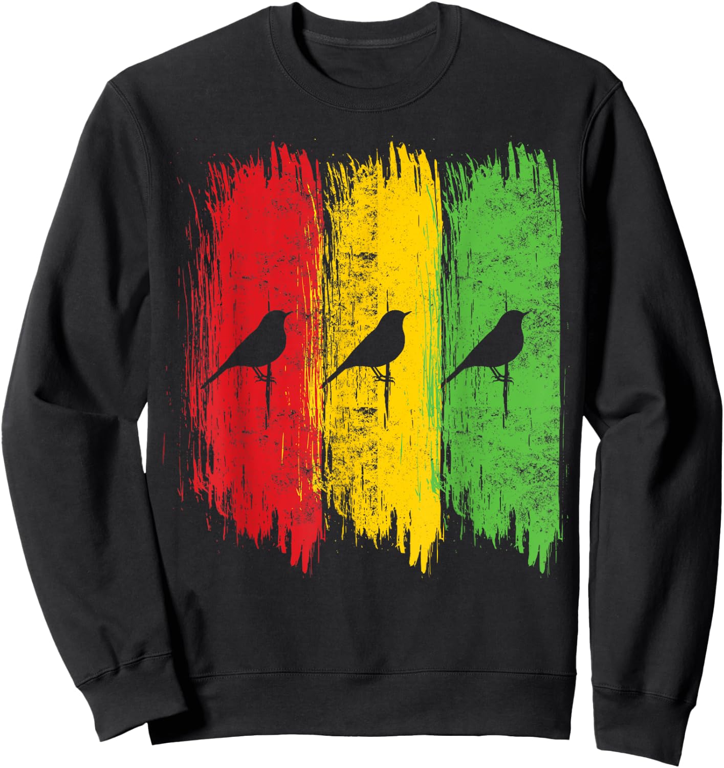 Good Rastafari Music Vibes Only Rasta Jamaika Reggae Sweatshirt - Sweatshirt | Black