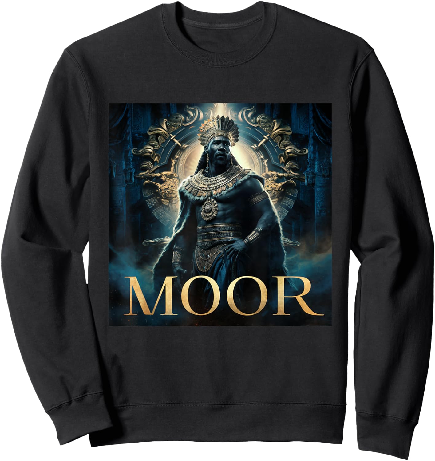 Moorish American - God Body Of Melanin Sweatshirt - Sweatshirt | Black