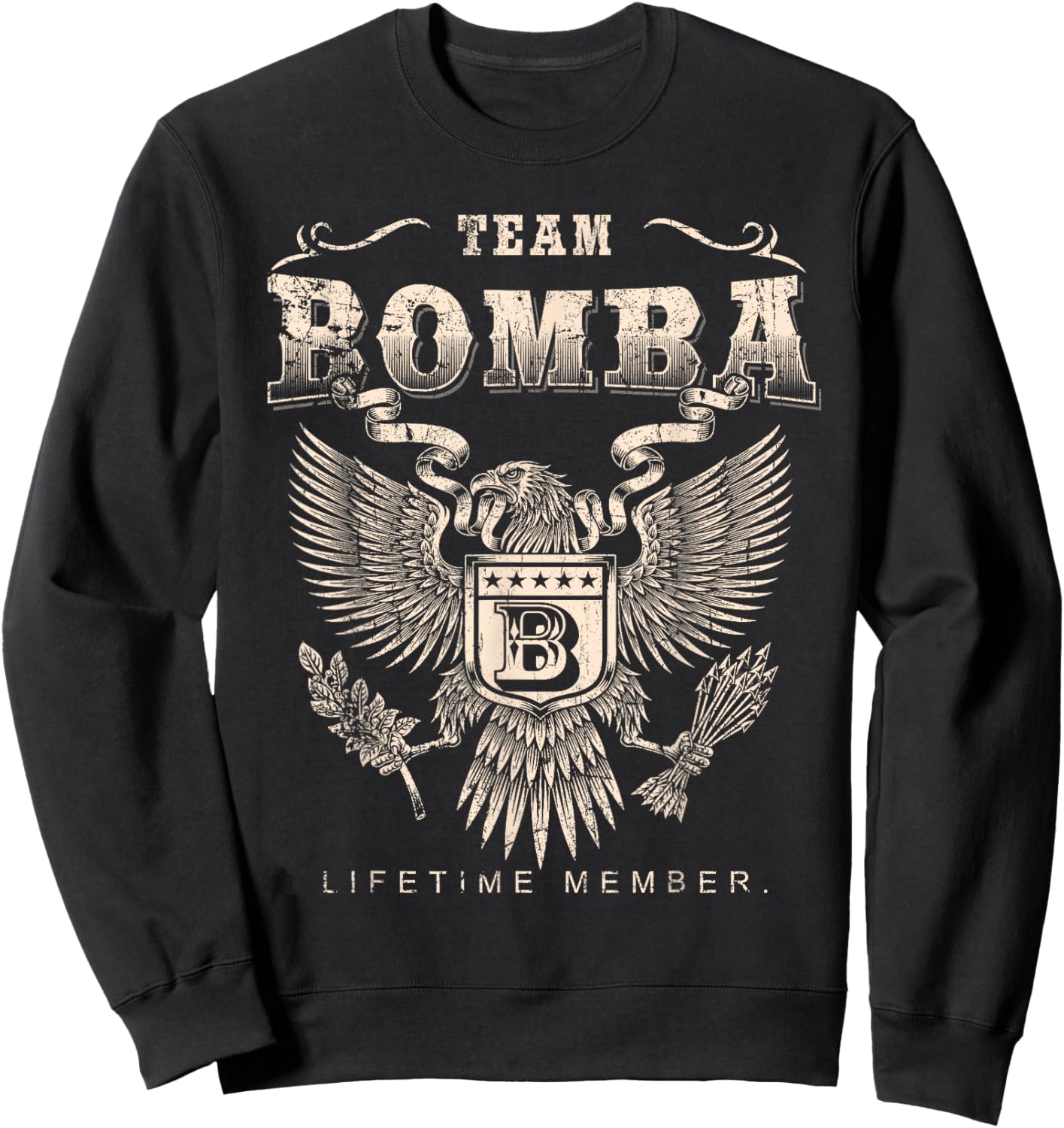 Team Bomba Lifetime Member - Bomba Name Sweatshirt - Sweatshirt | Black
