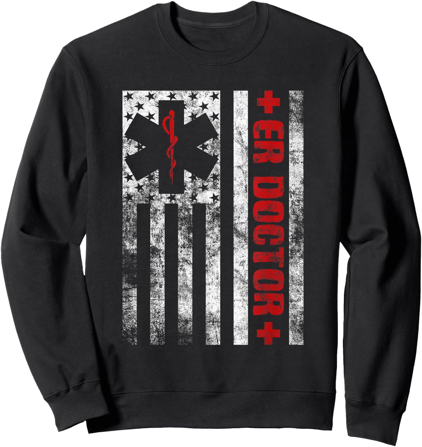 Emergency Department Emergency Medicine Physician ER Doctor Sweatshirt - Sweatshirt | Black