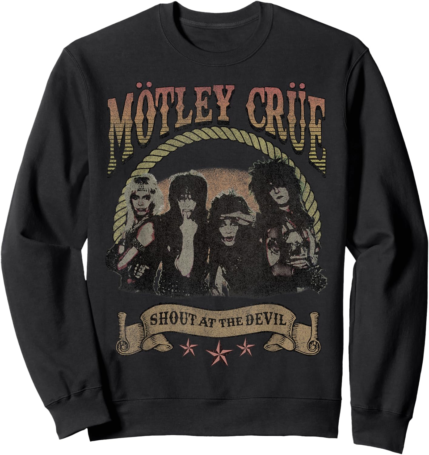 Mötley Crüe Western Brown Sweatshirt - Sweatshirt | Black