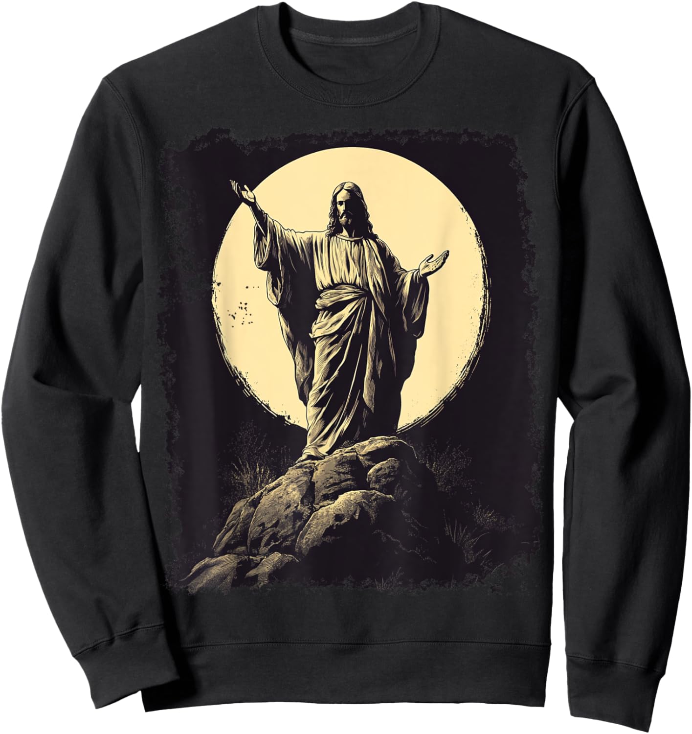 King Jesus Christ Sweatshirt - Sweatshirt | Black