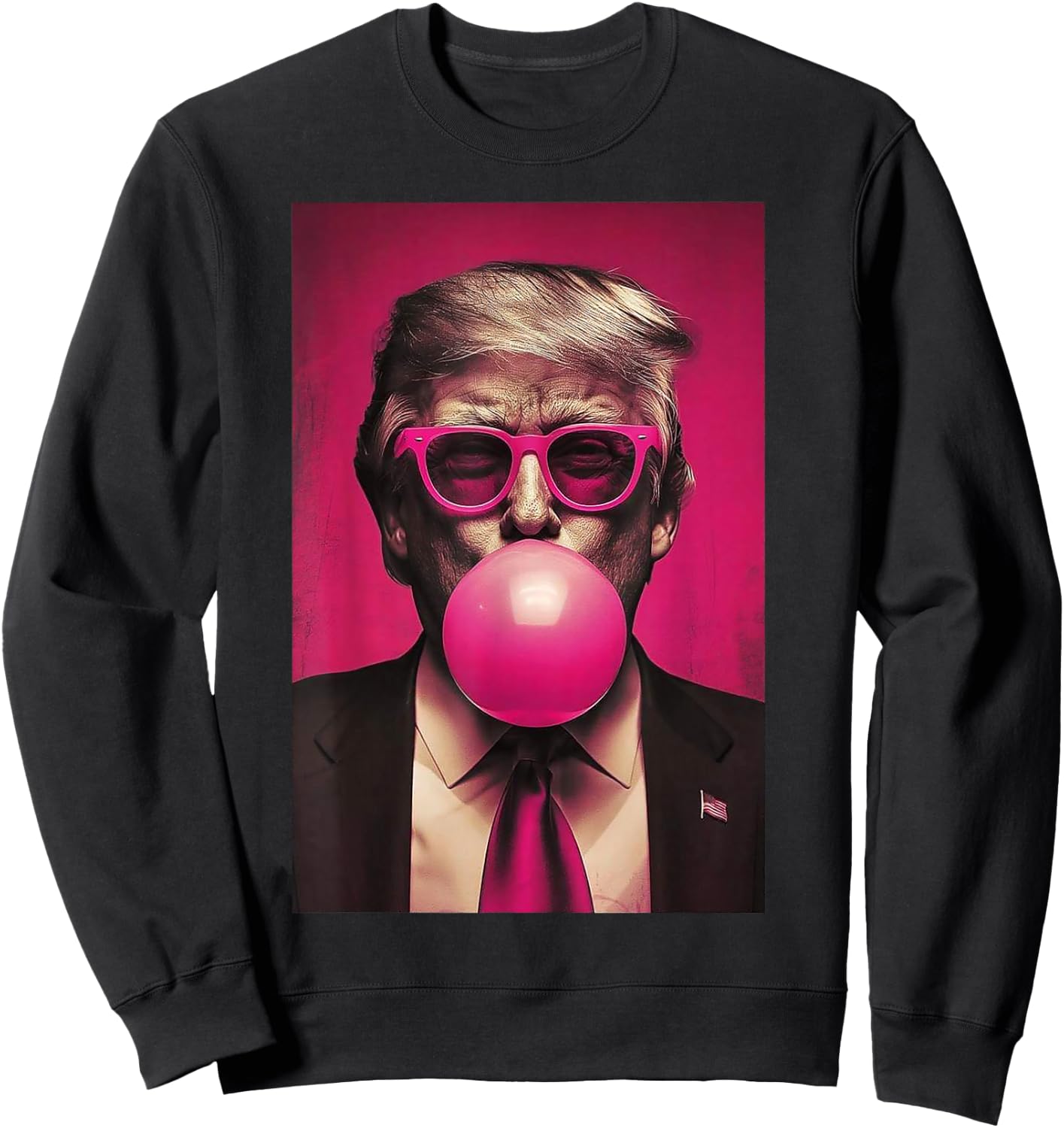 Trump Pink Bubblegum Sweatshirt - Sweatshirt | Black