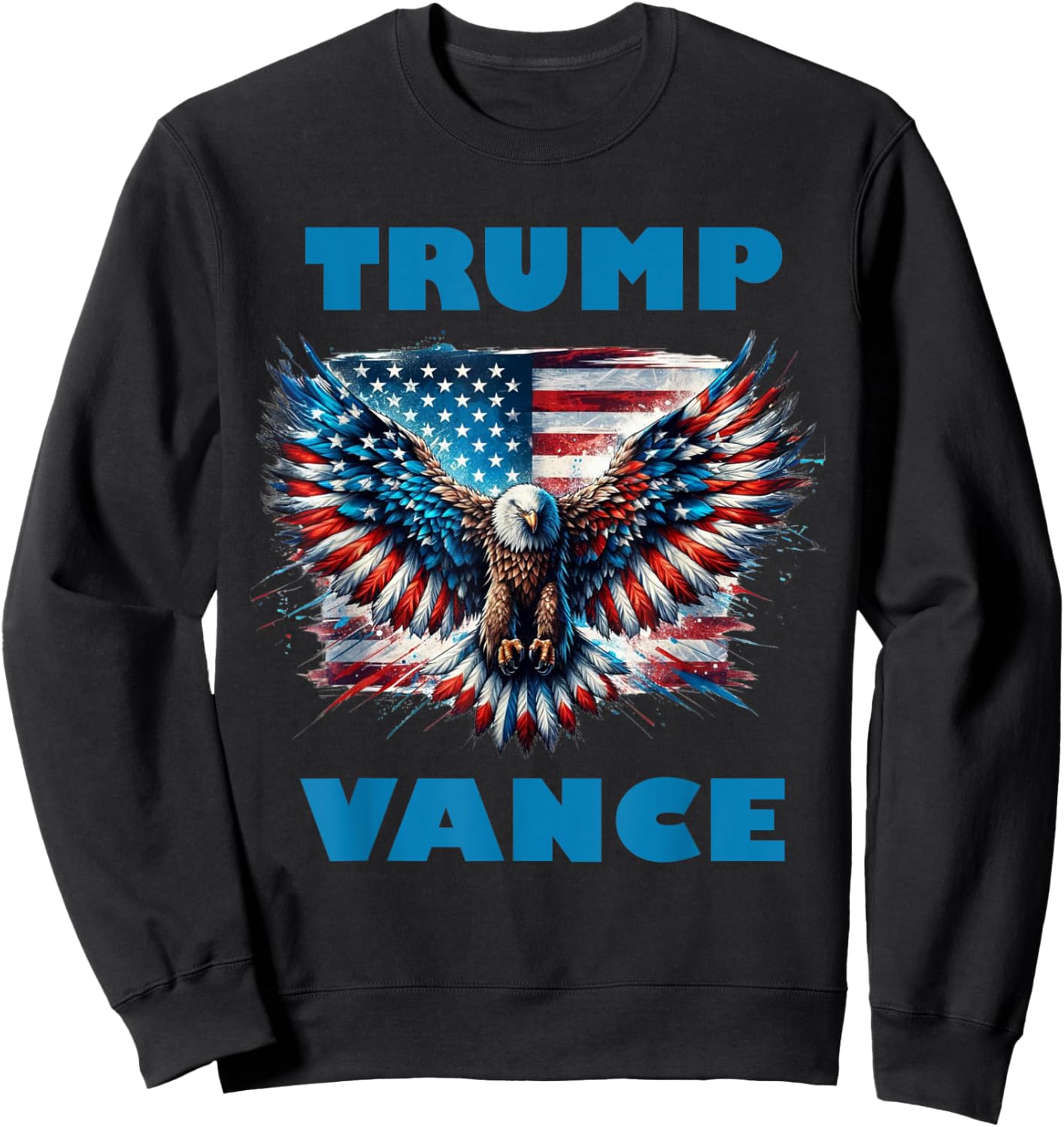 Trump Vance Eagle Donald Trump 2024 Sweatshirt - Sweatshirt | Black