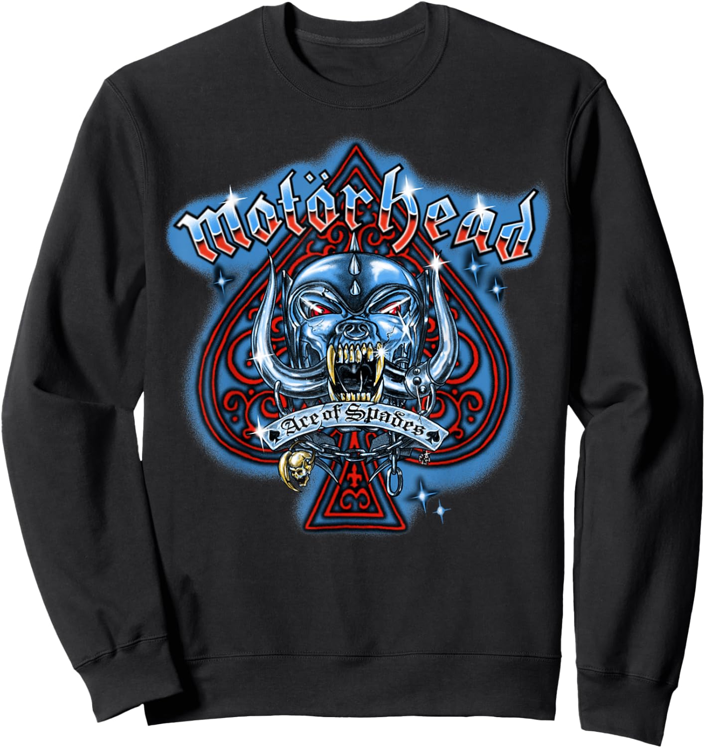 Motörhead – Airbrush Ace Of Spades Sweatshirt - Sweatshirt | Black