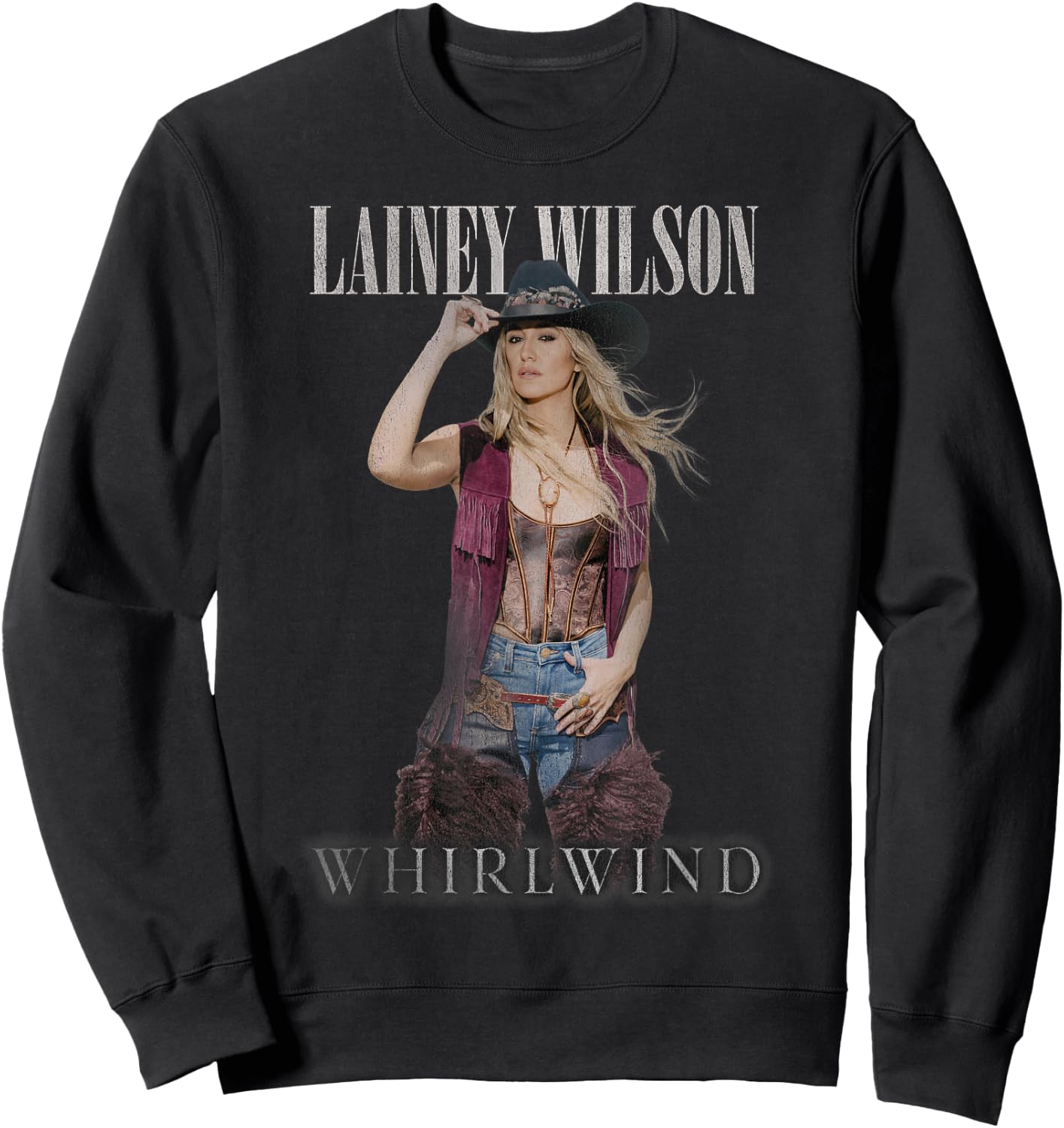 Lainey Wilson - Whirlwind Lainey Sweatshirt - Sweatshirt | Black