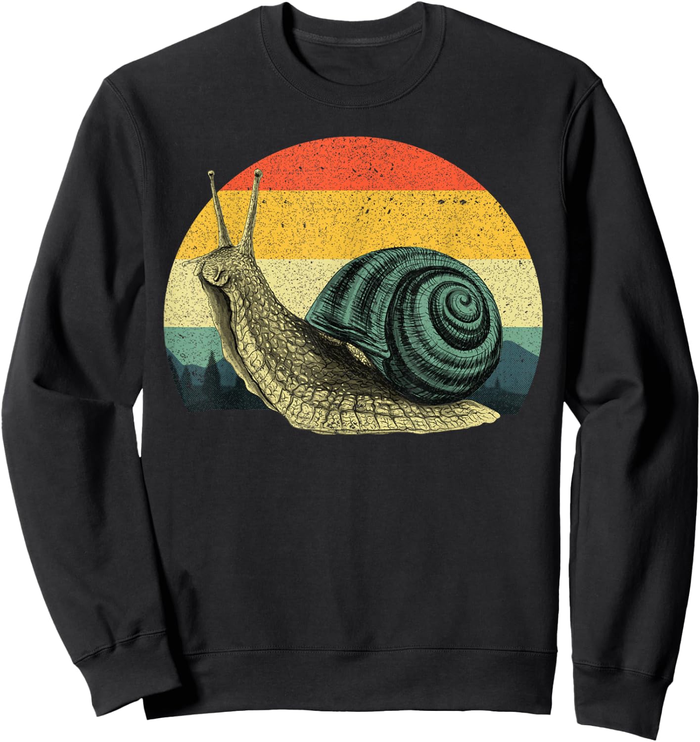 Cute Snail Women Snails Slug Gardening Animal Lover Sweatshirt - Sweatshirt | Black