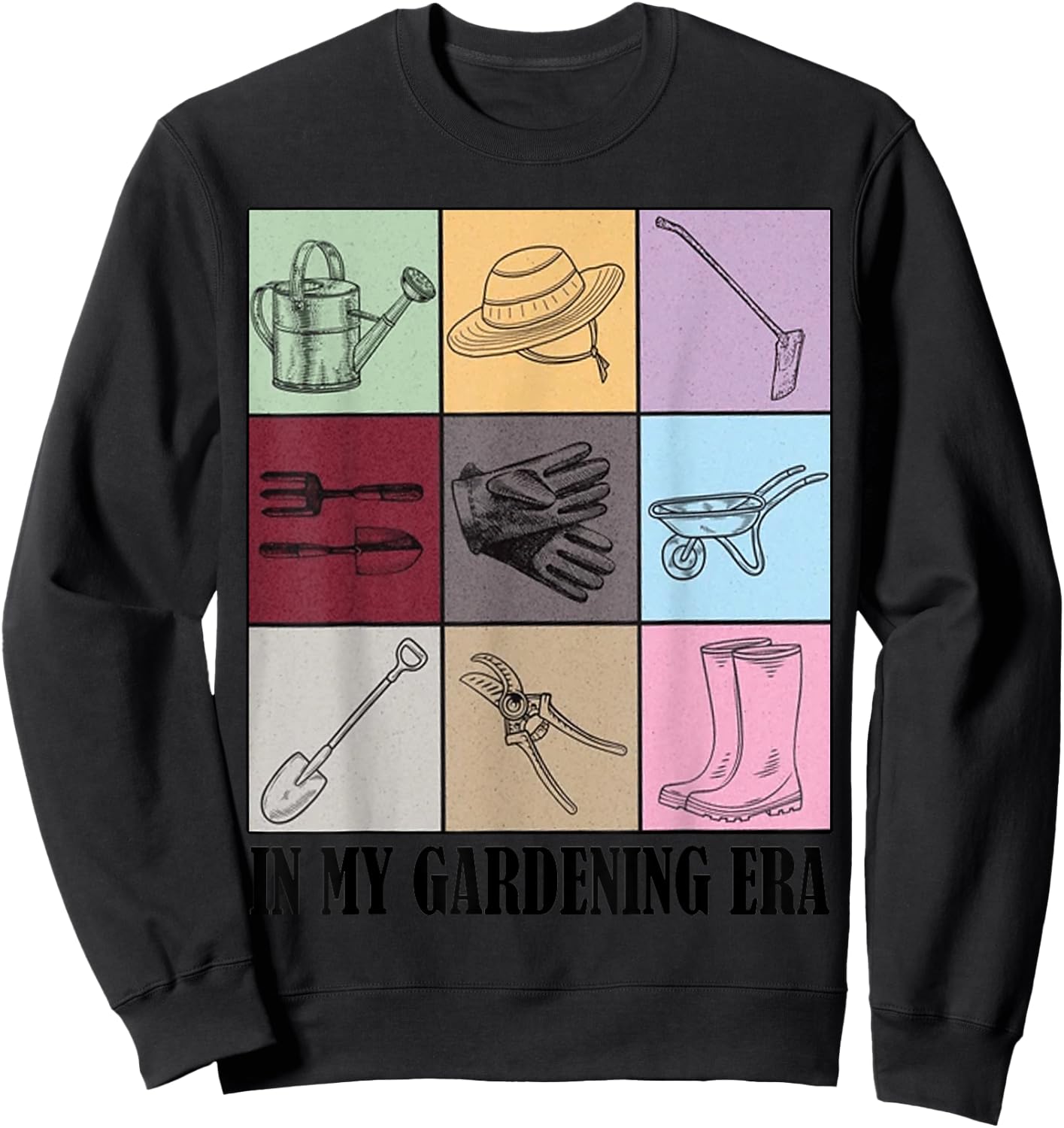 funny Gardening Lover Gift Ideas Plant Lover , Men's Grey Classic Fit Short Sleeve , Small Sweatshirt - Sweatshirt | Black
