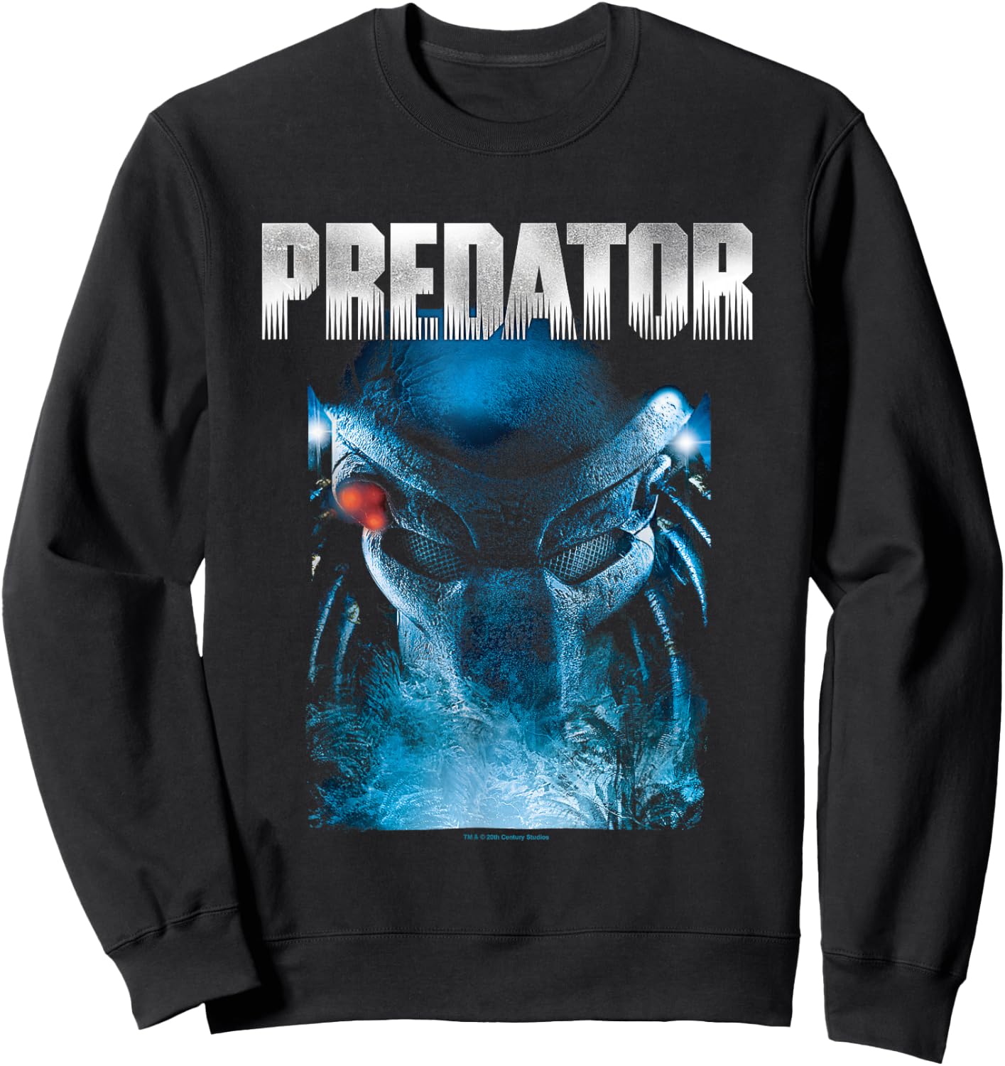 Aliens Iconic Epic Predator Big Face Chest Big Poster Sweatshirt - Sweatshirt | Black