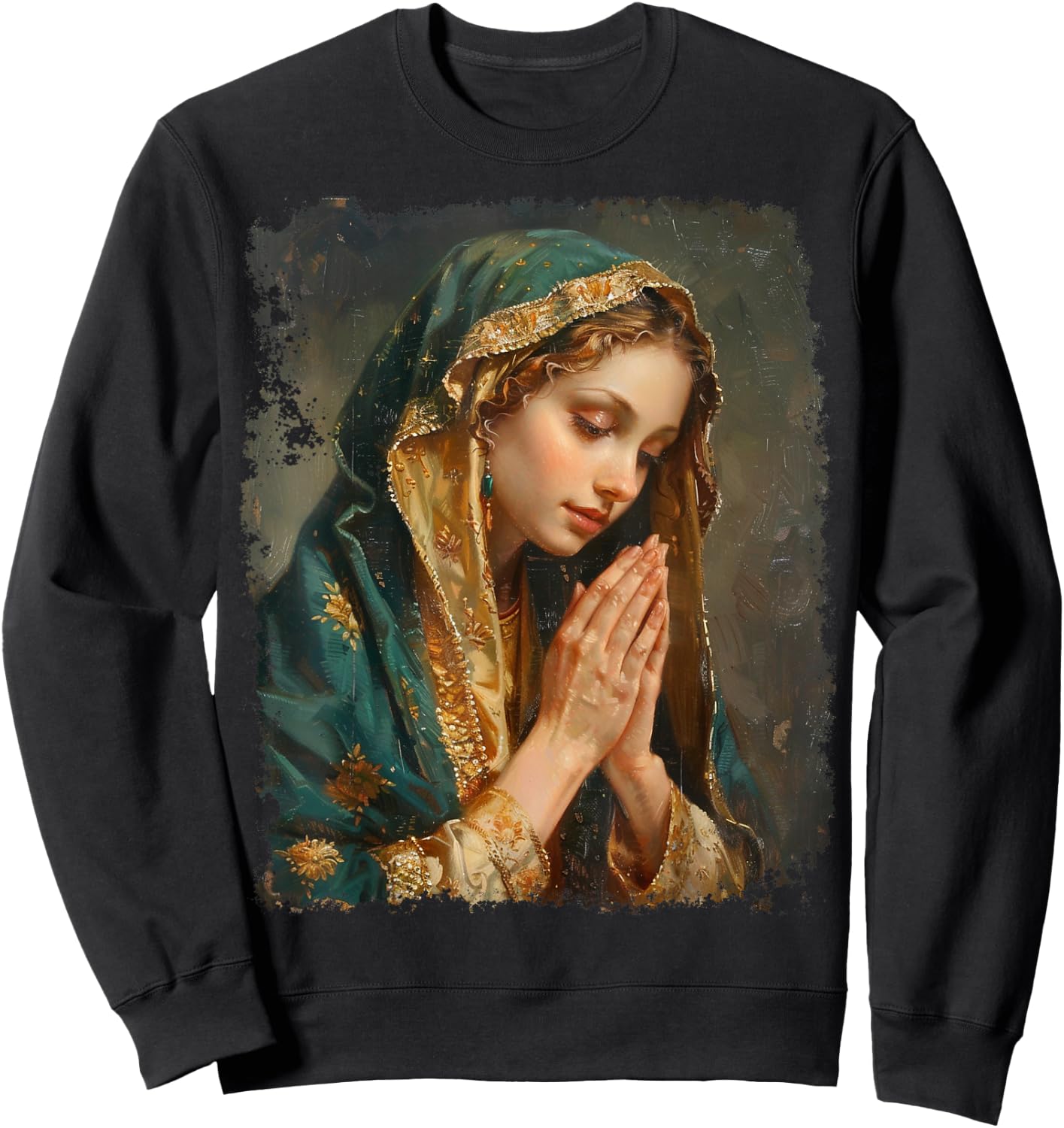Saint Mary Mother of Jesus Sweatshirt - Sweatshirt | Black