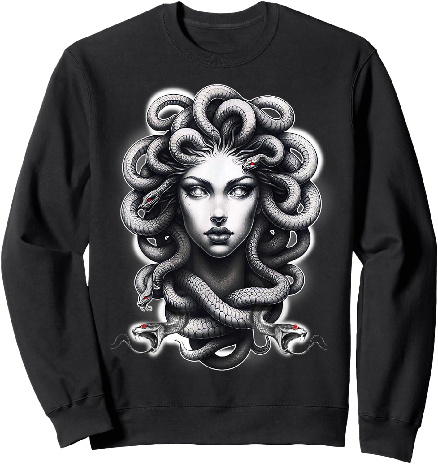 Lilith Medusa Serpent Cobra Snake Greek Mythology Sweatshirt - Sweatshirt | Black