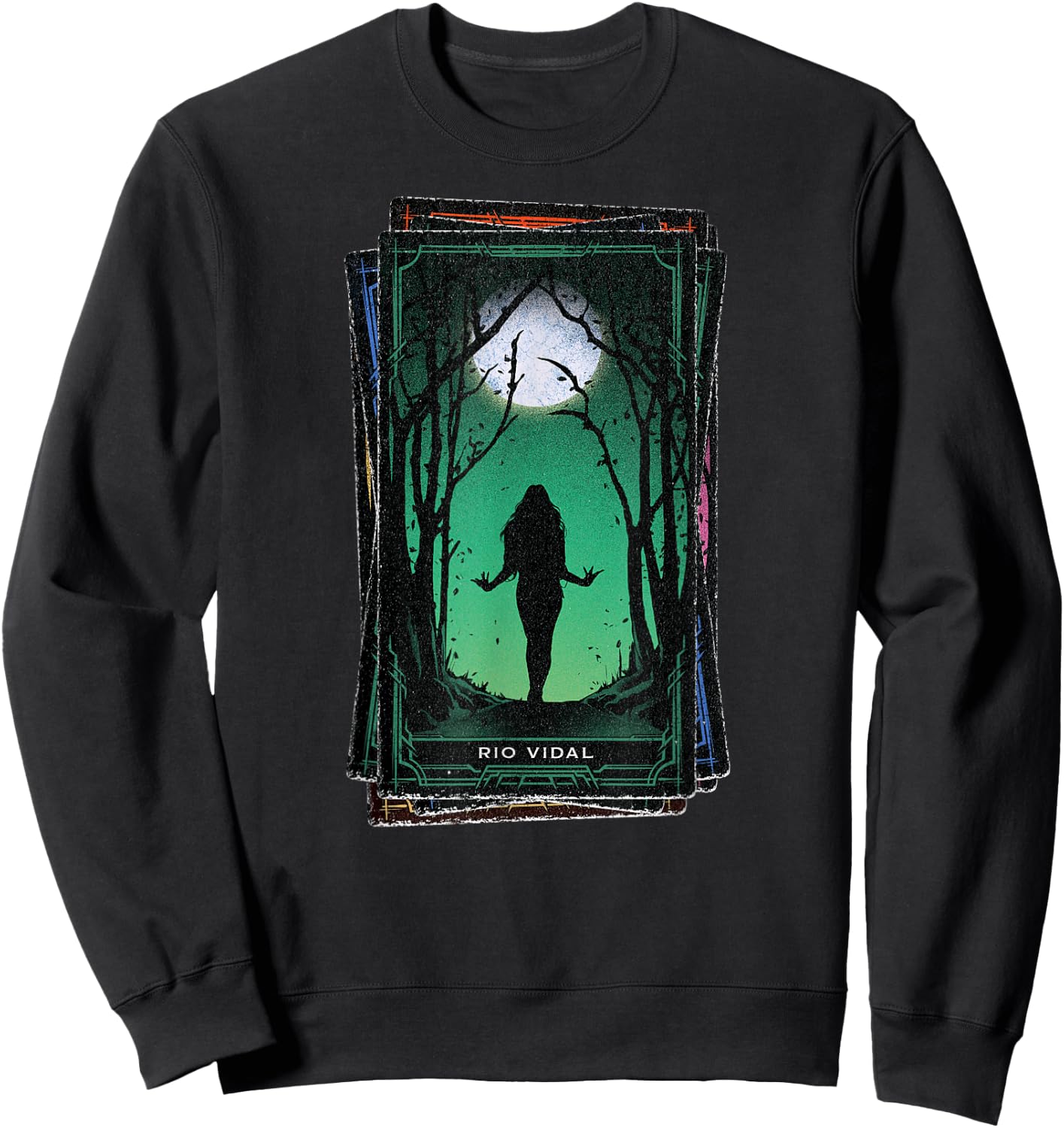 Marvel Agatha All Along Disney+ Rio Vidal Tarot Card Sweatshirt - Sweatshirt | Black
