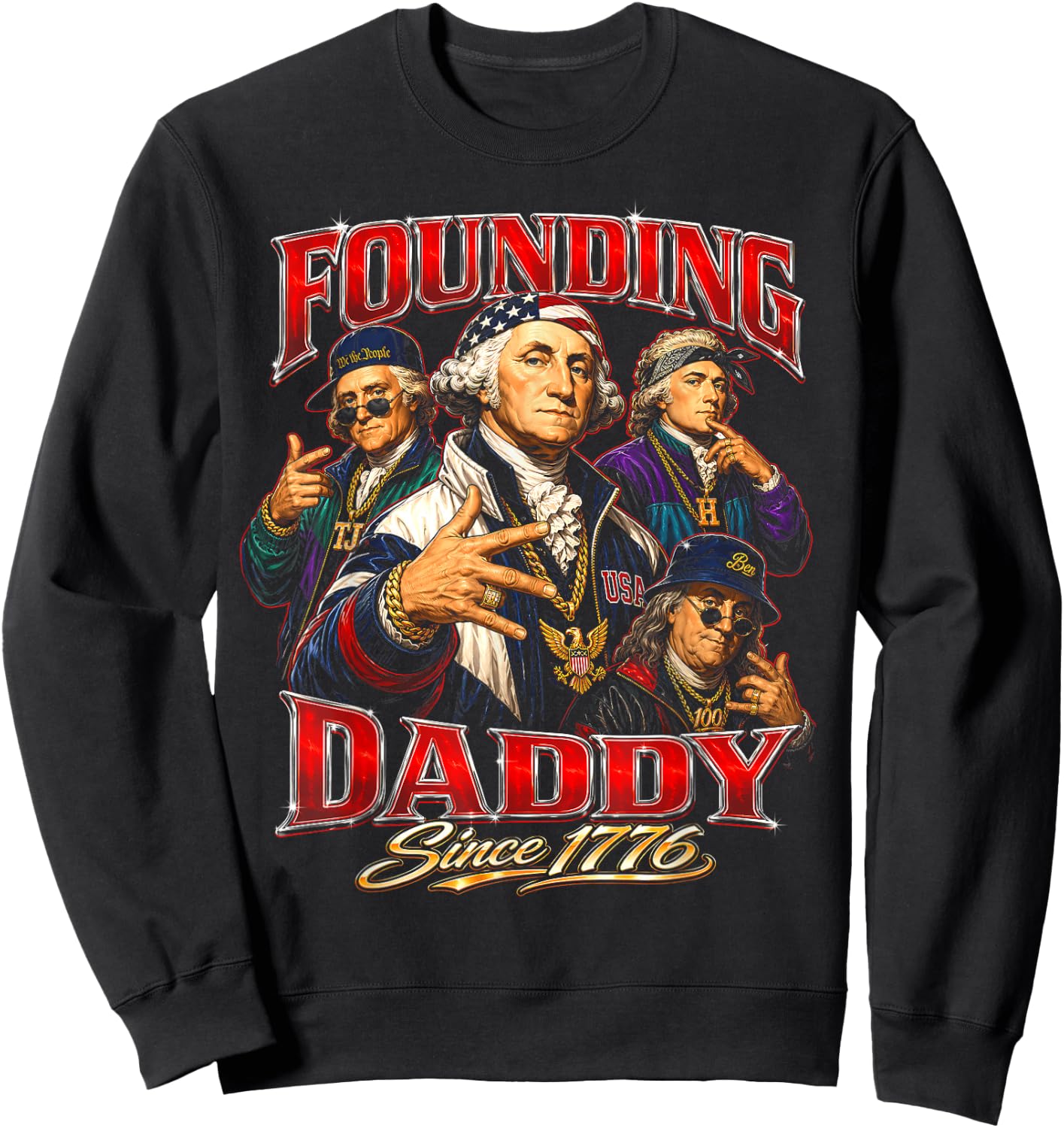 Founding Daddy Sweatshirt - Sweatshirt | Black