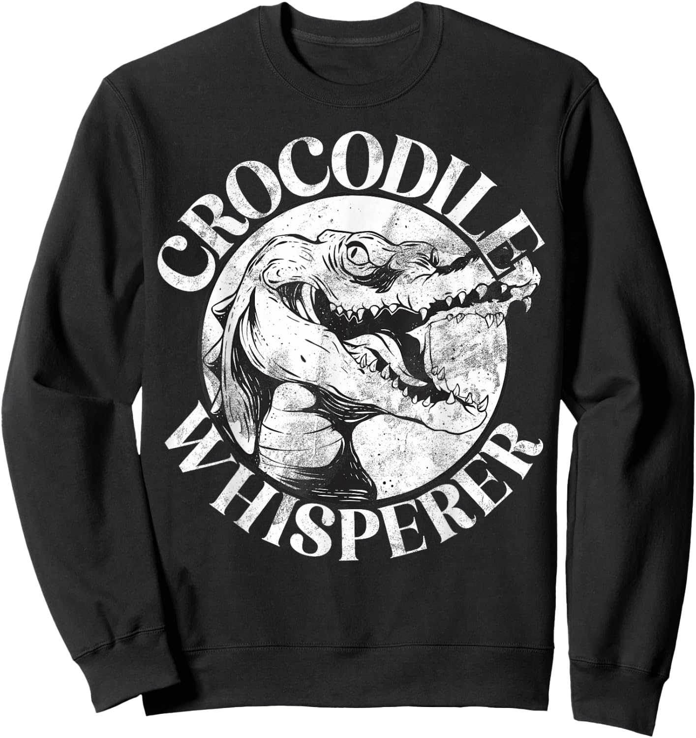 Crocodile Whisperer Crocodile Sweatshirt - Sweatshirt | Black