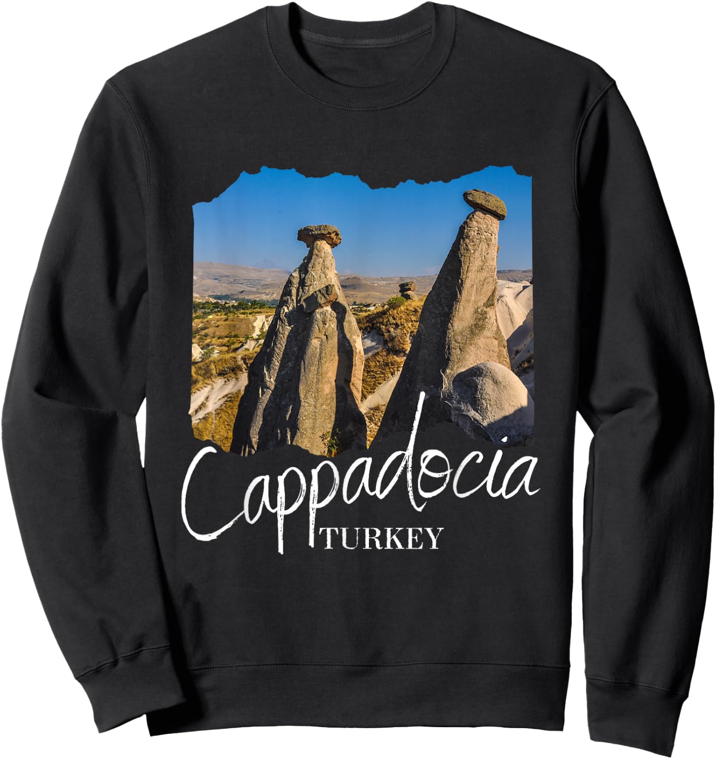 Turkey Cappadocia Souvenir / Cappadocia Sweatshirt - Sweatshirt | Black
