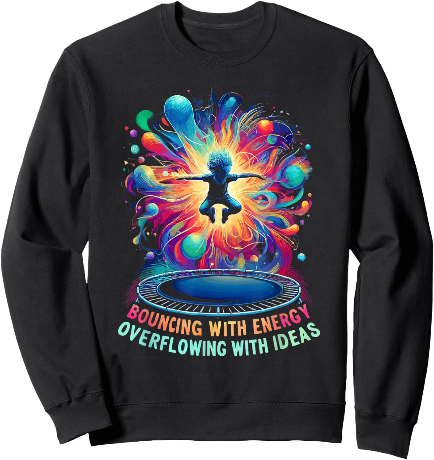 AuDHD Autism ADHD Autistic Spectrum Neurodiversity Sweatshirt - Sweatshirt | Black