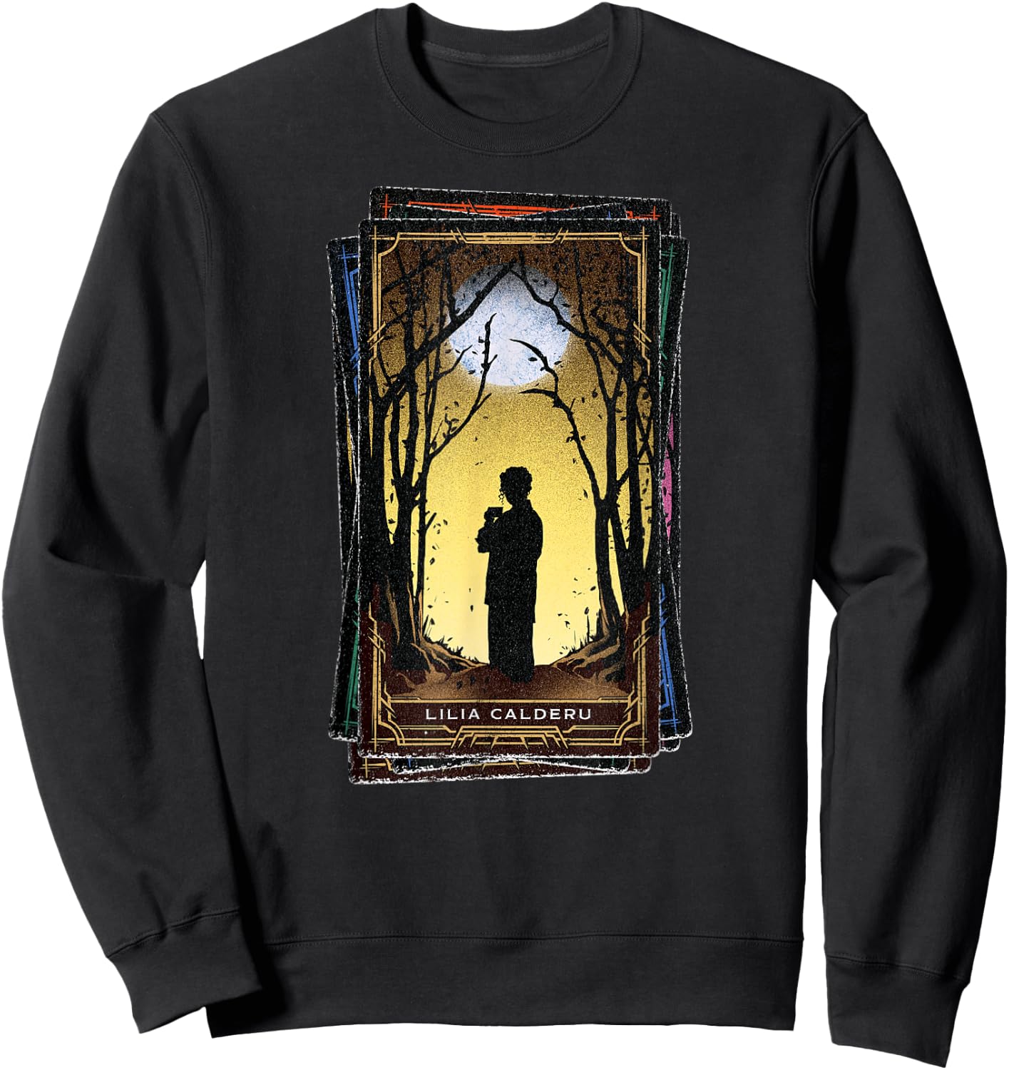 Marvel Agatha All Along Disney+ Lilia Calderu Tarot Card Sweatshirt - Sweatshirt | Black