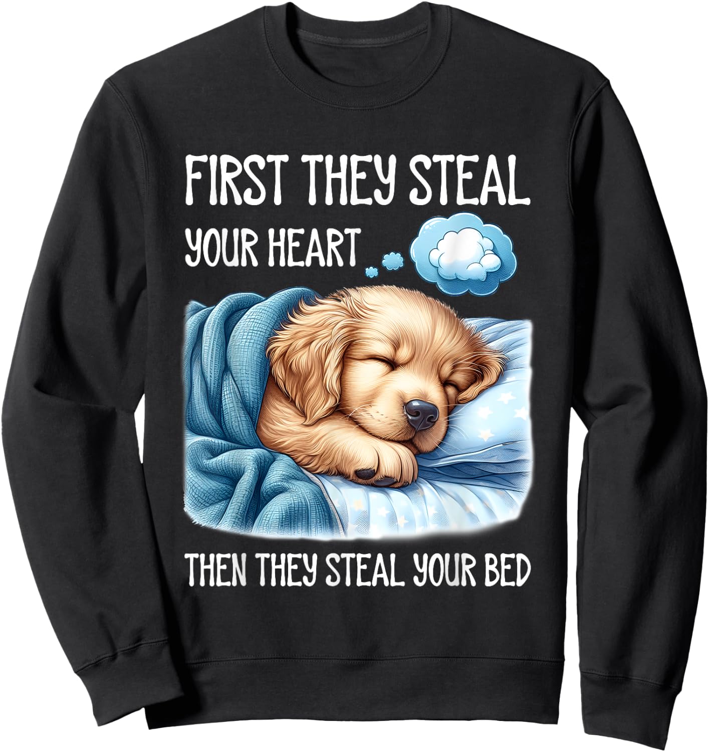 Dog Sleep Women Sweatshirt - Sweatshirt | Black