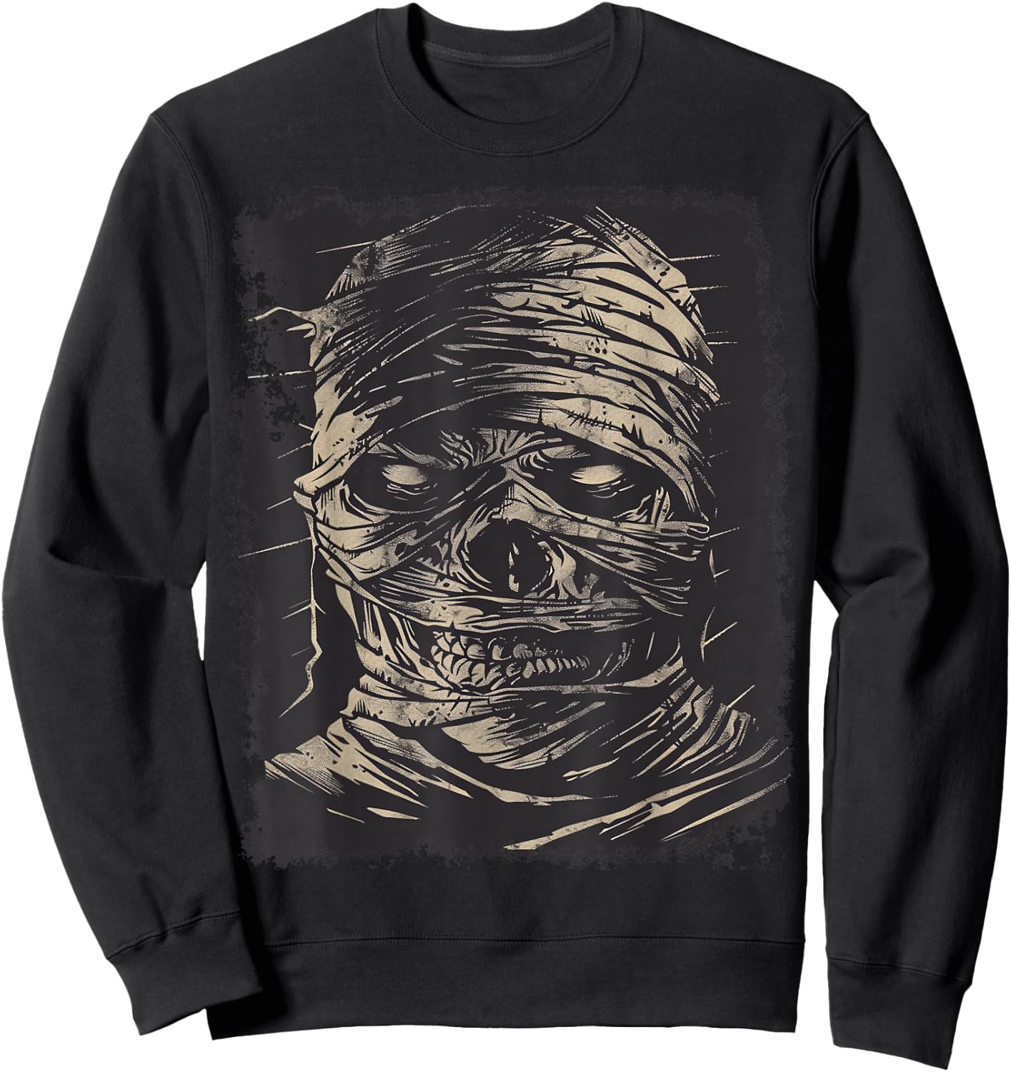 Scary Mummy Sweatshirt - Sweatshirt | Black
