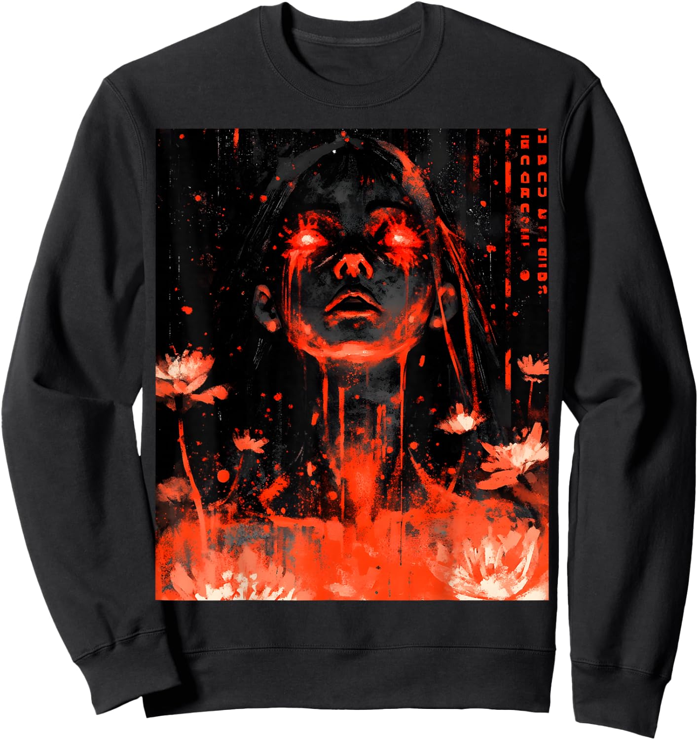 Japan Horror Anime Manga Japanese Creepy Kawaii Goth Sweatshirt - Sweatshirt | Black