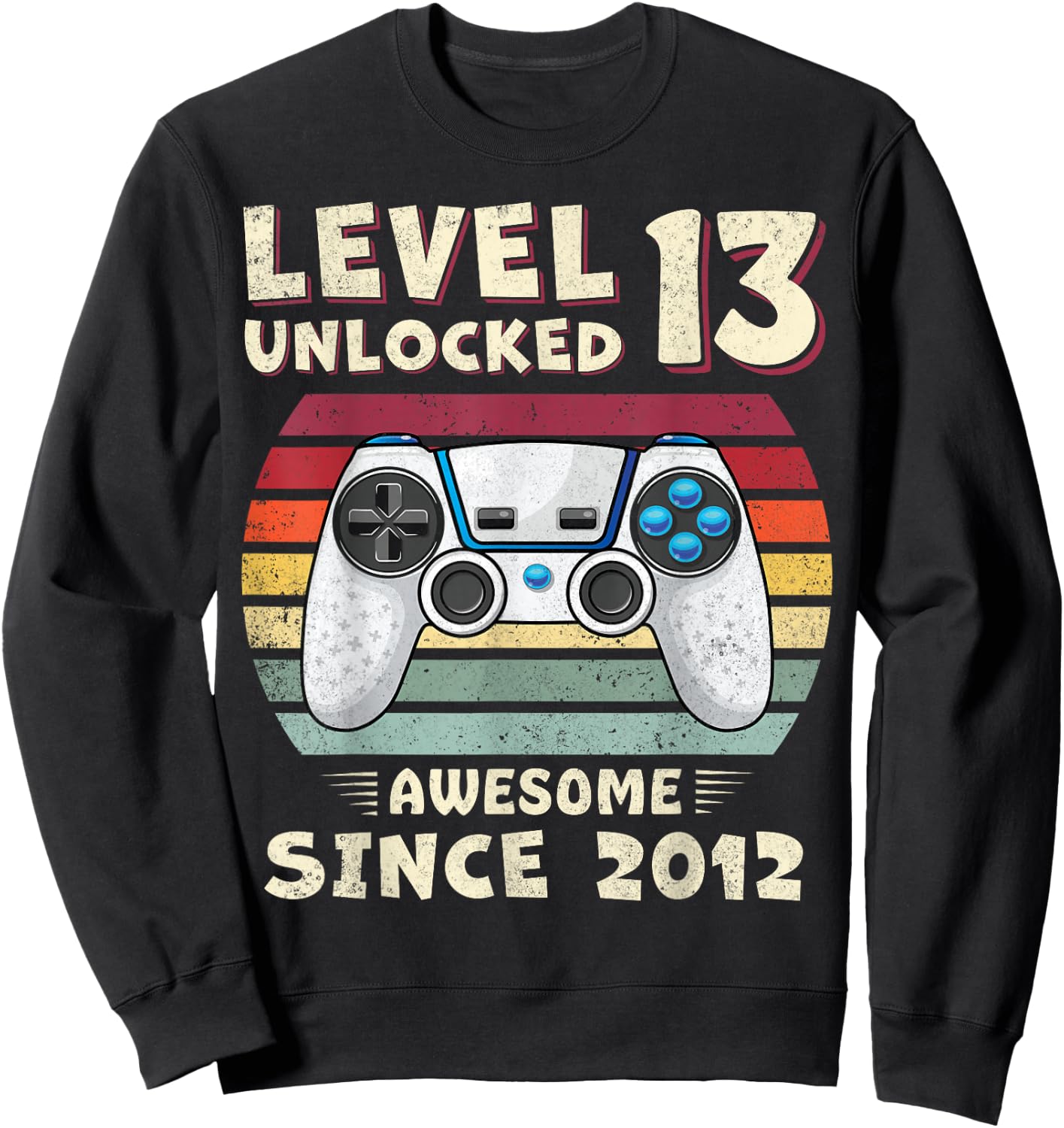 13 Year Old BDay Decorations Son Boy 13yr 2012 13th Birthday Sweatshirt - Sweatshirt | Black