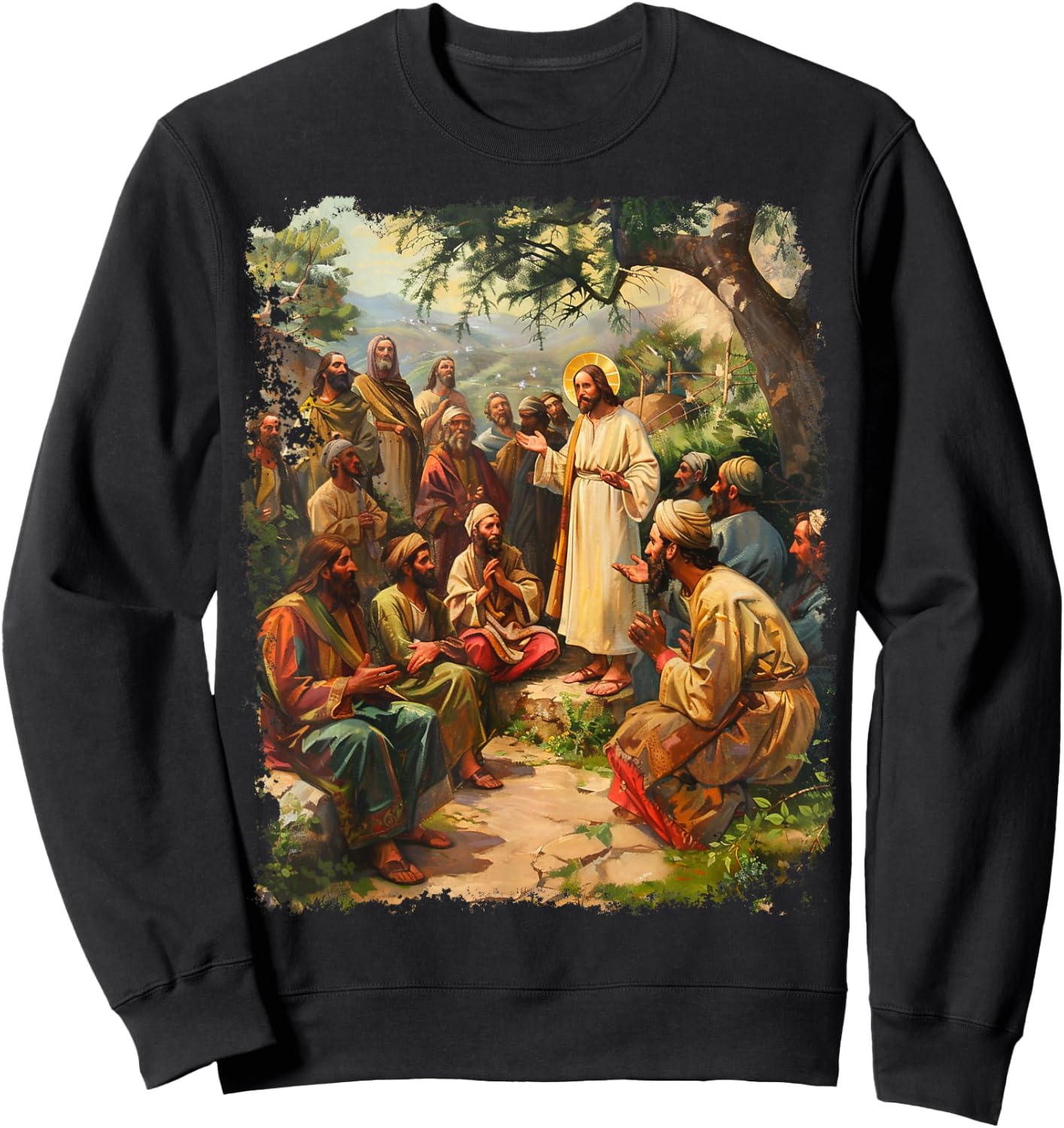 Apostle Jesus Christ Sweatshirt - Sweatshirt | Black