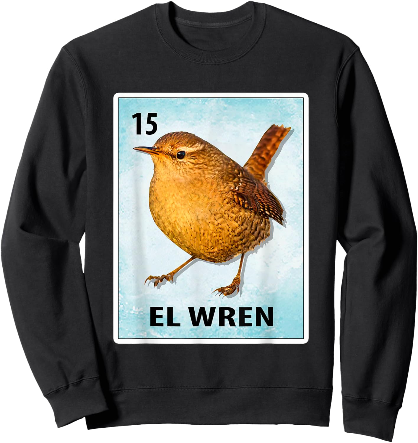 El Wren Mexican Wren Cards Sweatshirt - Sweatshirt | Black