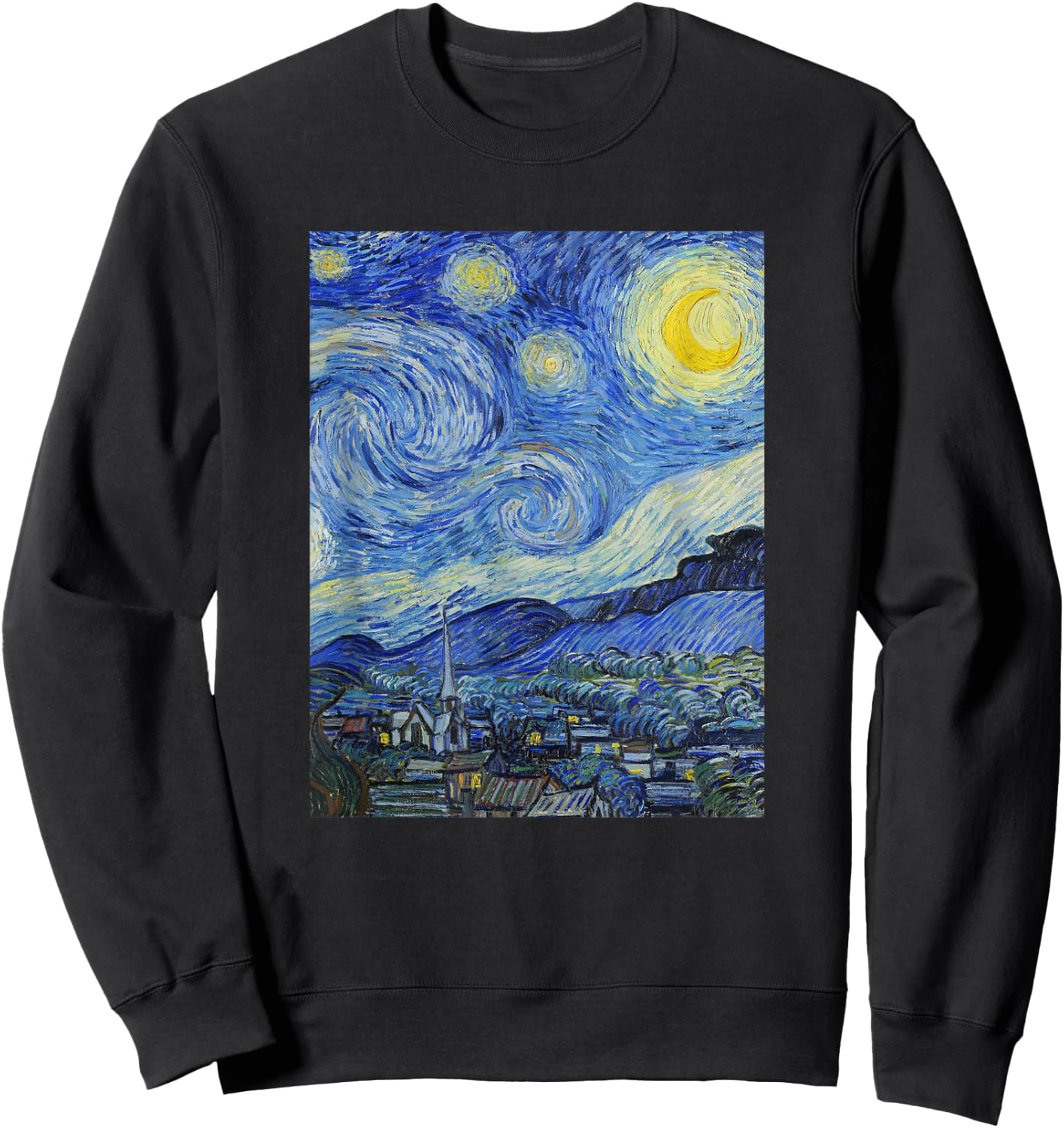 Van Gogh Starry Night Art for Artists Sweatshirt - Sweatshirt | Black