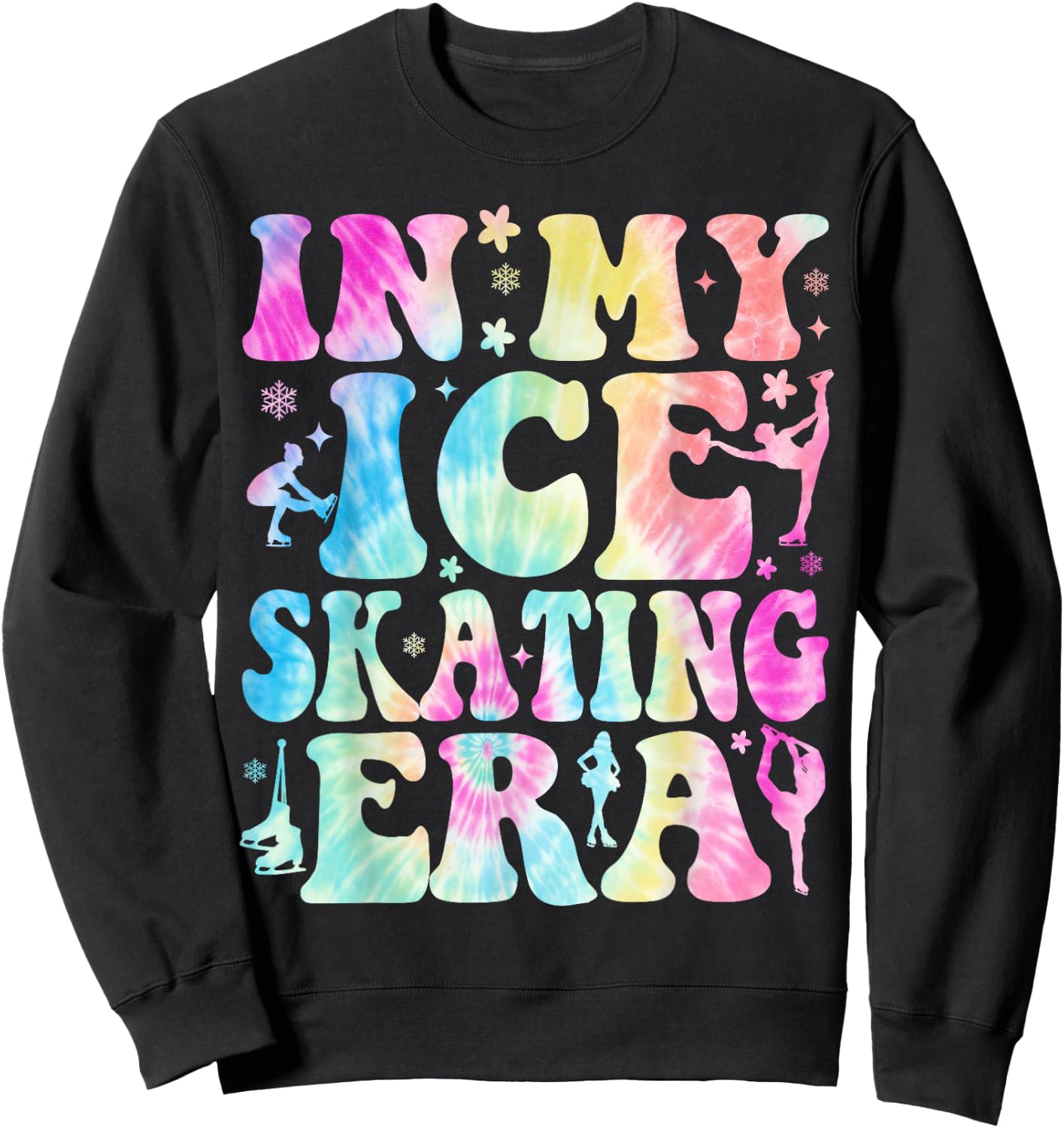In My Ice Skating Era Sweatshirt - Sweatshirt | Black
