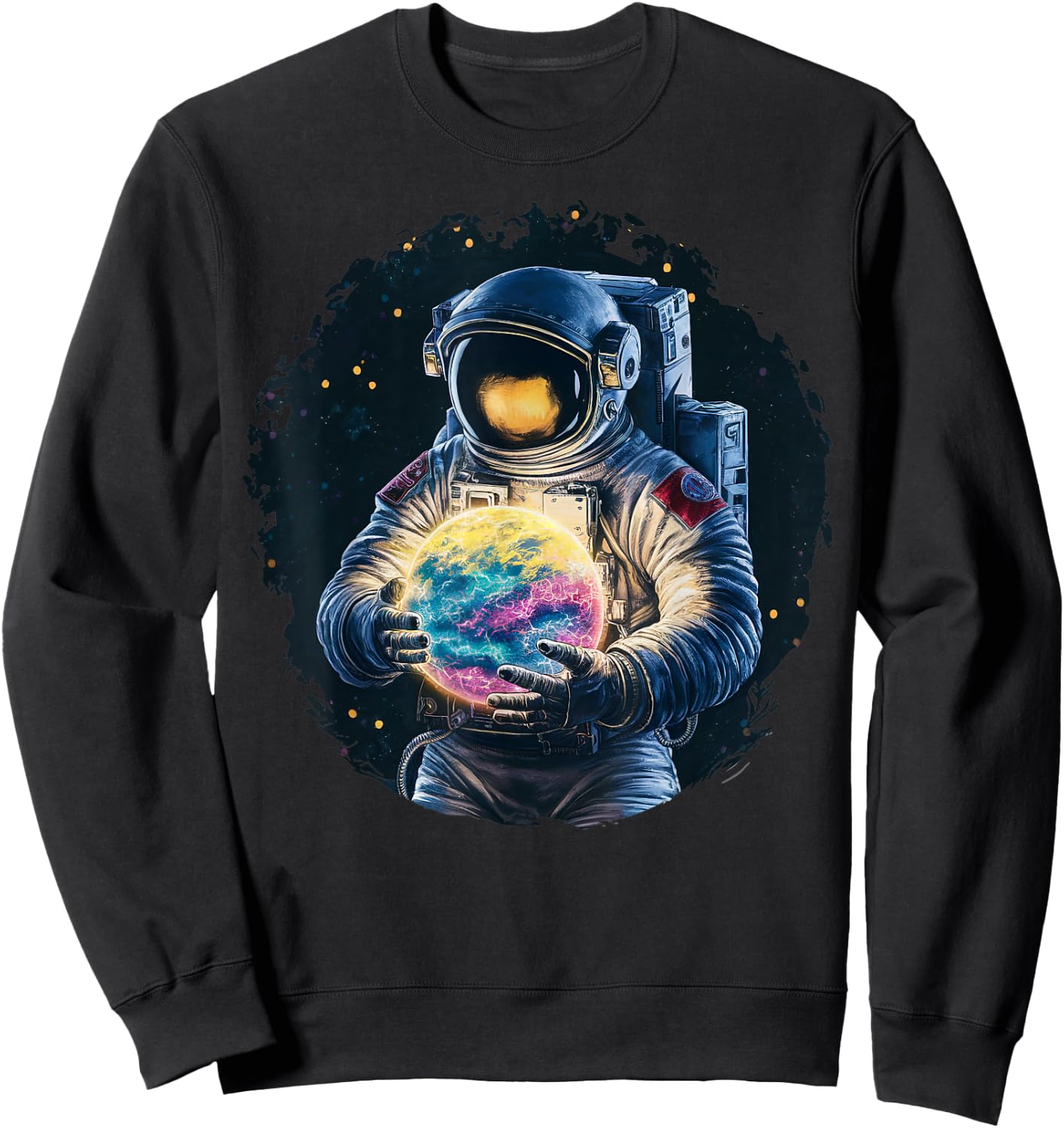Astronaut Planet Science Space Funny Gifts Women Kid Sweatshirt - Sweatshirt | Black