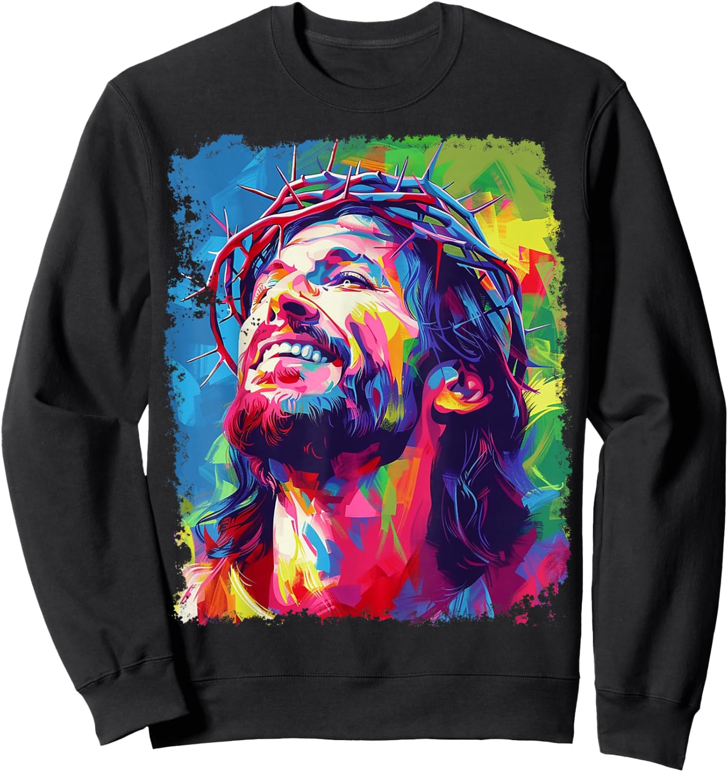 Pop Art Jesus Christ Sweatshirt - Sweatshirt | Black
