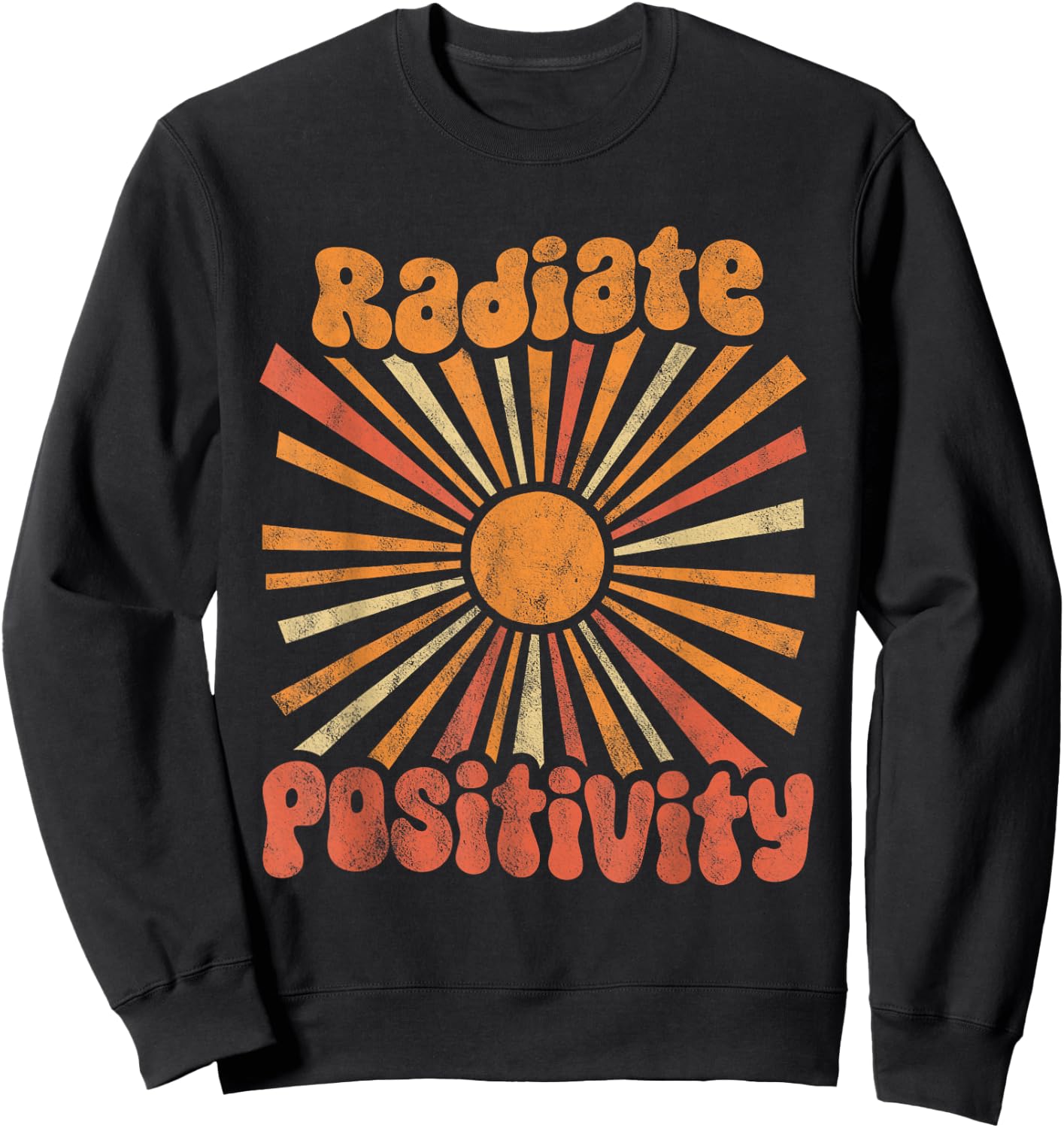Radiate Positivity Sweatshirt - Sweatshirt | Black