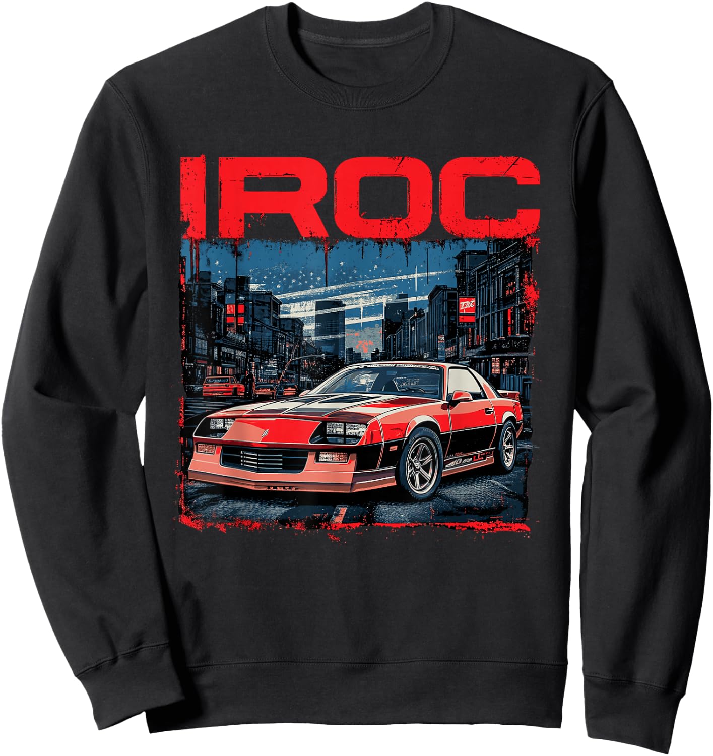 IROC 1980's, IROC-Z Muscle Car American Muscle Retro classic Sweatshirt - Sweatshirt | Black