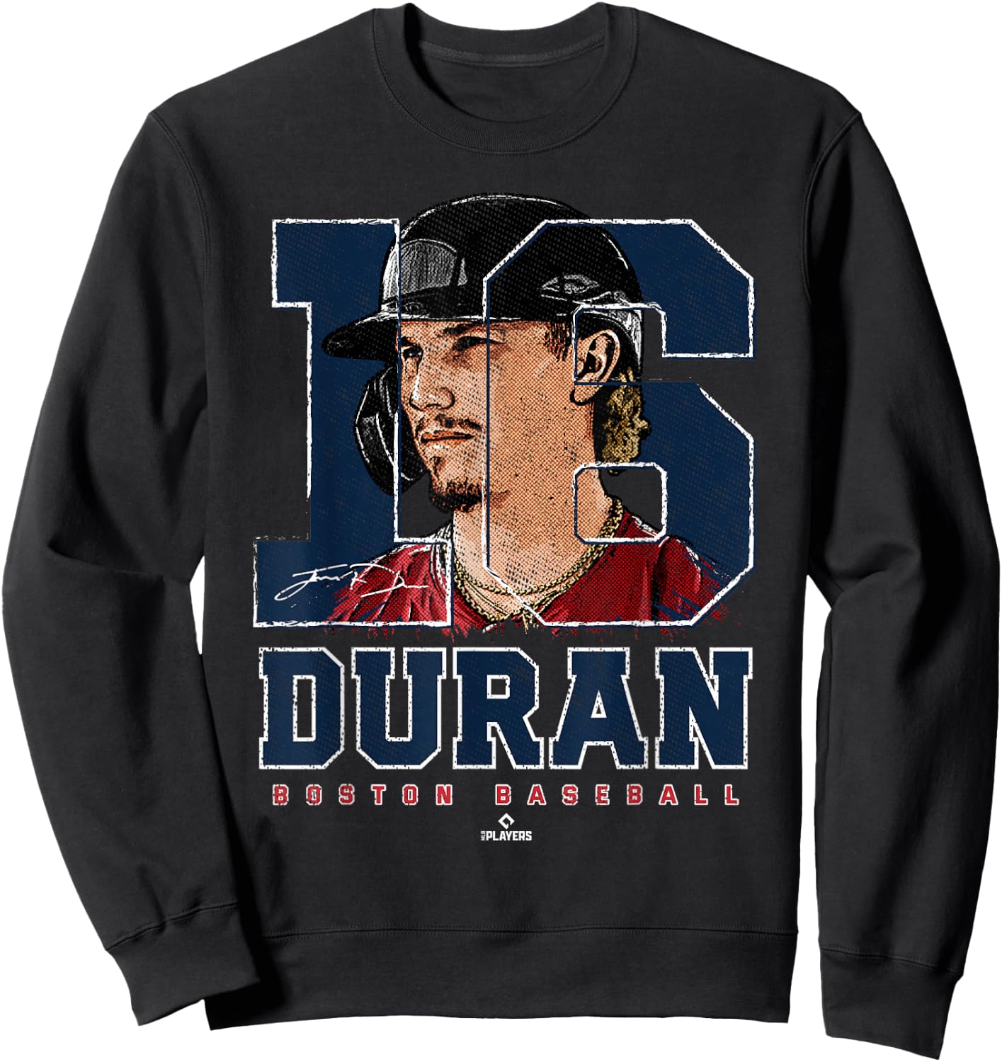 Silhouette Jarren Duran Boston MLBPA Sweatshirt - Sweatshirt | Black