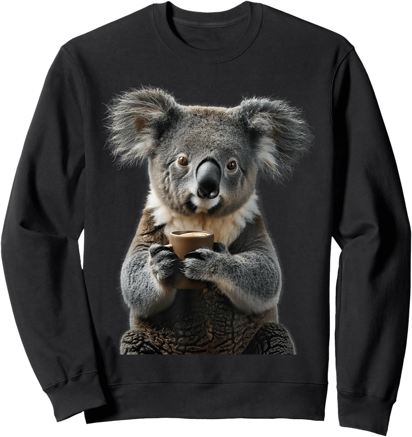 Koala Coffee Sweatshirt - Sweatshirt | Black