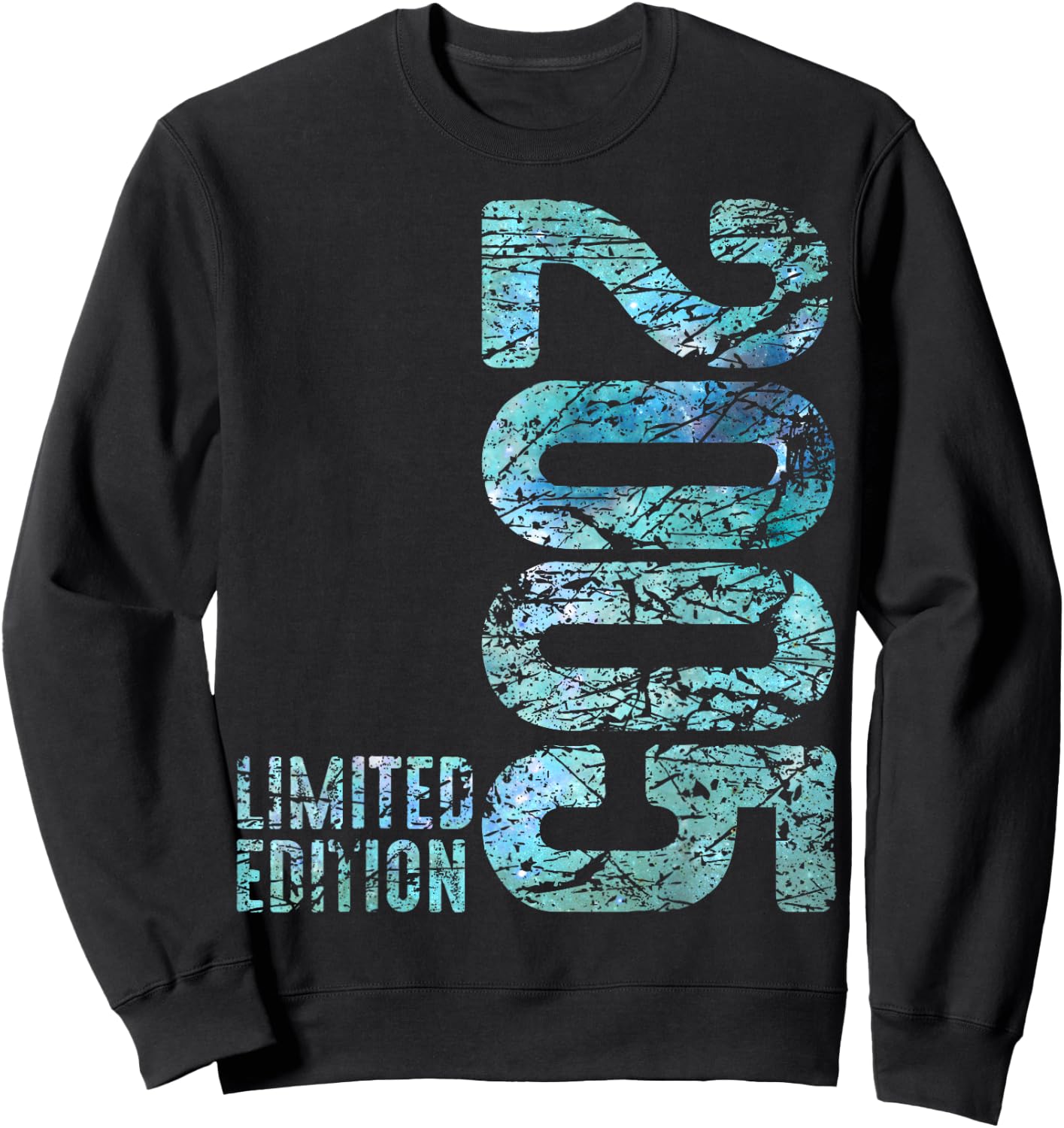 21st Birthday Man Woman 21 Years 2005 Decorative Gift Funny Sweatshirt - Sweatshirt | Black
