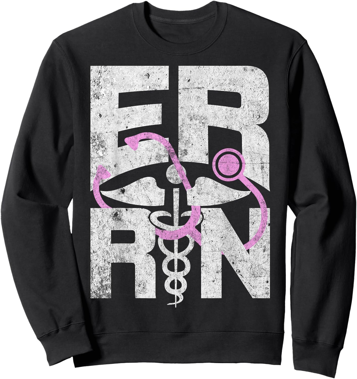 ER Registered Nurse - Funny Emergency Room RN Nurse Gifts Sweatshirt - Sweatshirt | Black