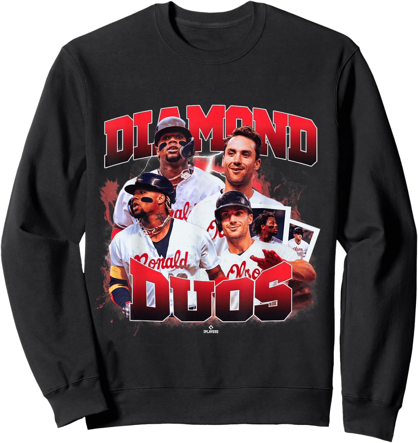 Ronald Acuna Jr. & Matt Olson | Atlanta Duos | MLBDDUO4005 Sweatshirt - Sweatshirt | Black